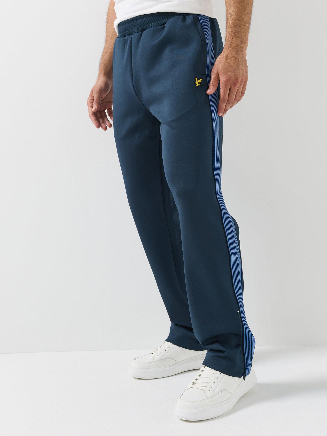 Lyle & Scott Lyle  &  Scott Contrast Tape Track Joggers - Navy