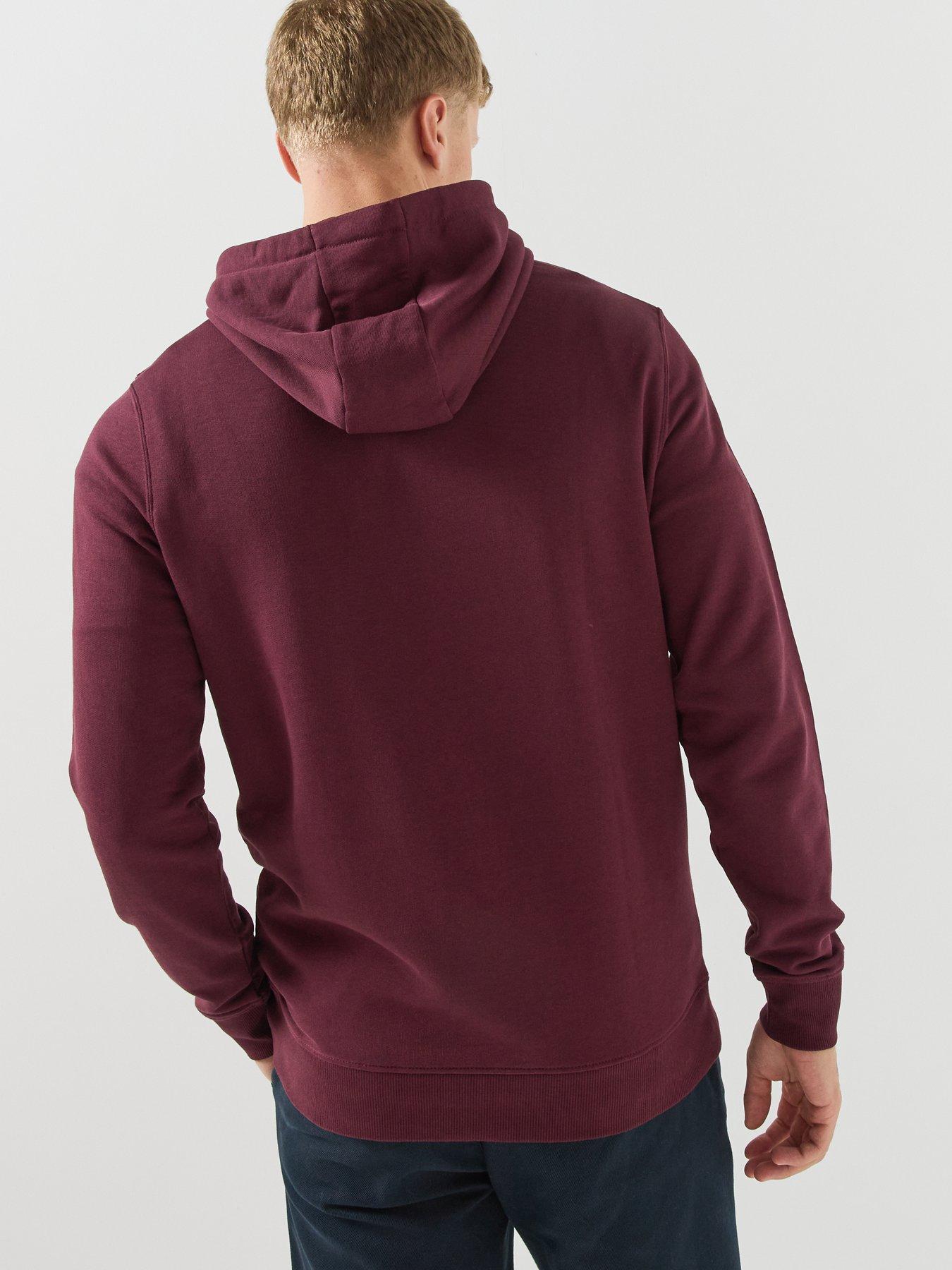 Image 2 of 5 of Lyle & Scott Lyle &amp; Scott Pullover Hoodie - Red