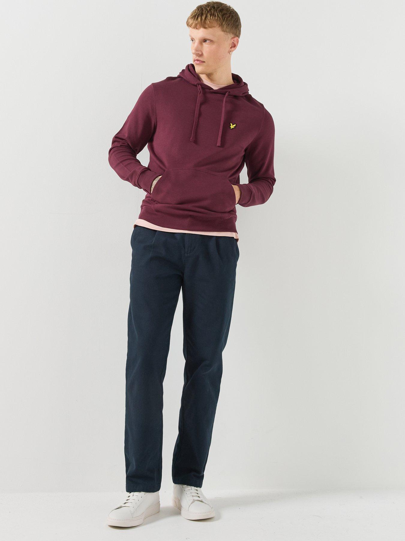 Image 3 of 5 of Lyle & Scott Lyle &amp; Scott Pullover Hoodie - Red