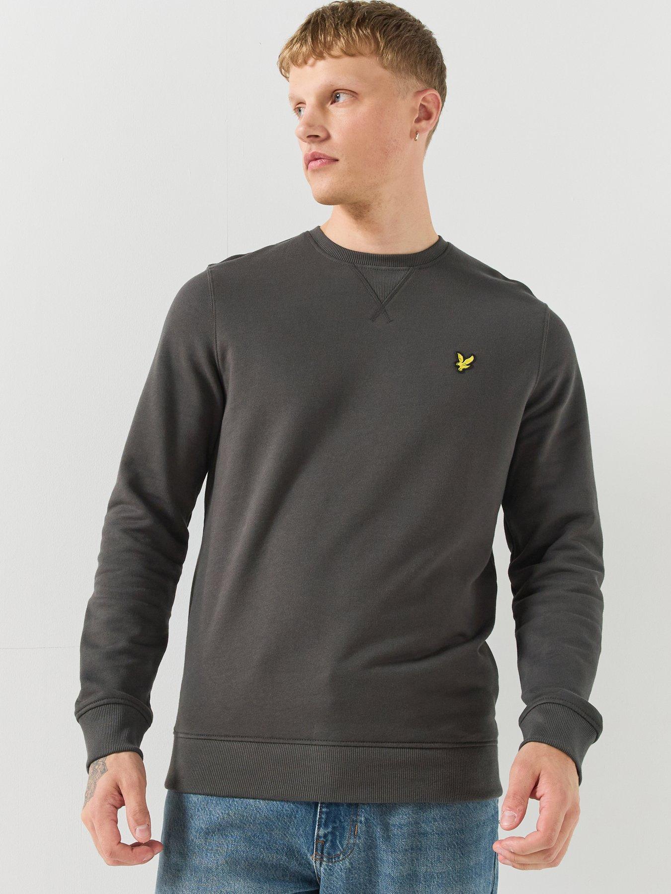 Image 1 of 5 of Lyle & Scott Mens Regular Fit Crew Neck Sweatshirt - Grey