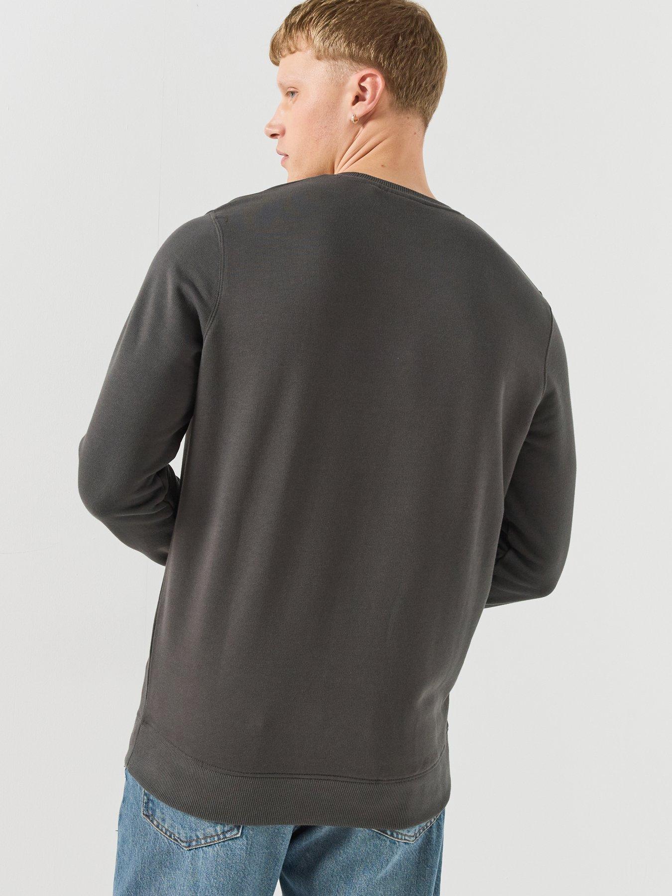 Image 2 of 5 of Lyle & Scott Mens Regular Fit Crew Neck Sweatshirt - Grey