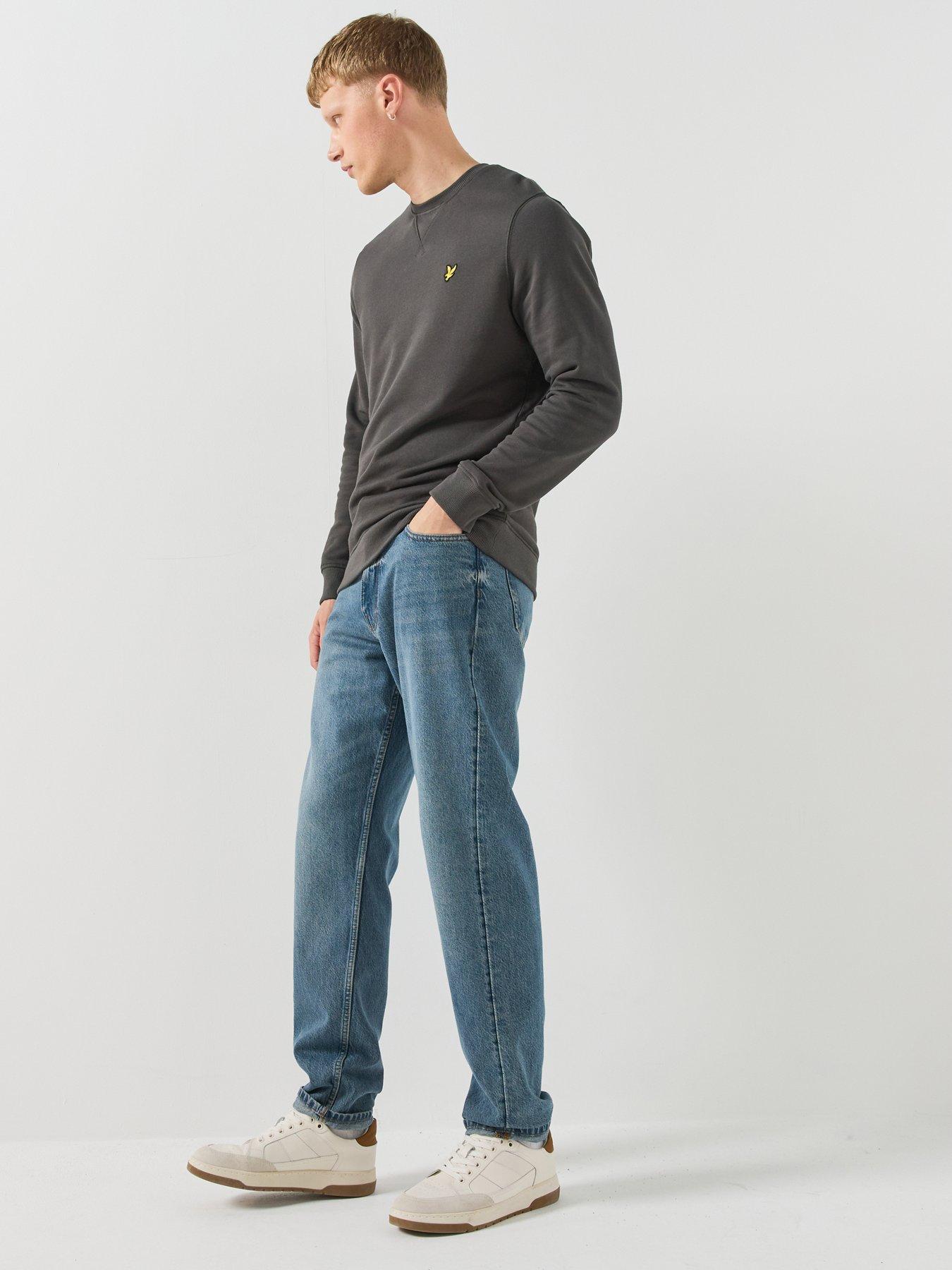 Image 3 of 5 of Lyle & Scott Mens Regular Fit Crew Neck Sweatshirt - Grey