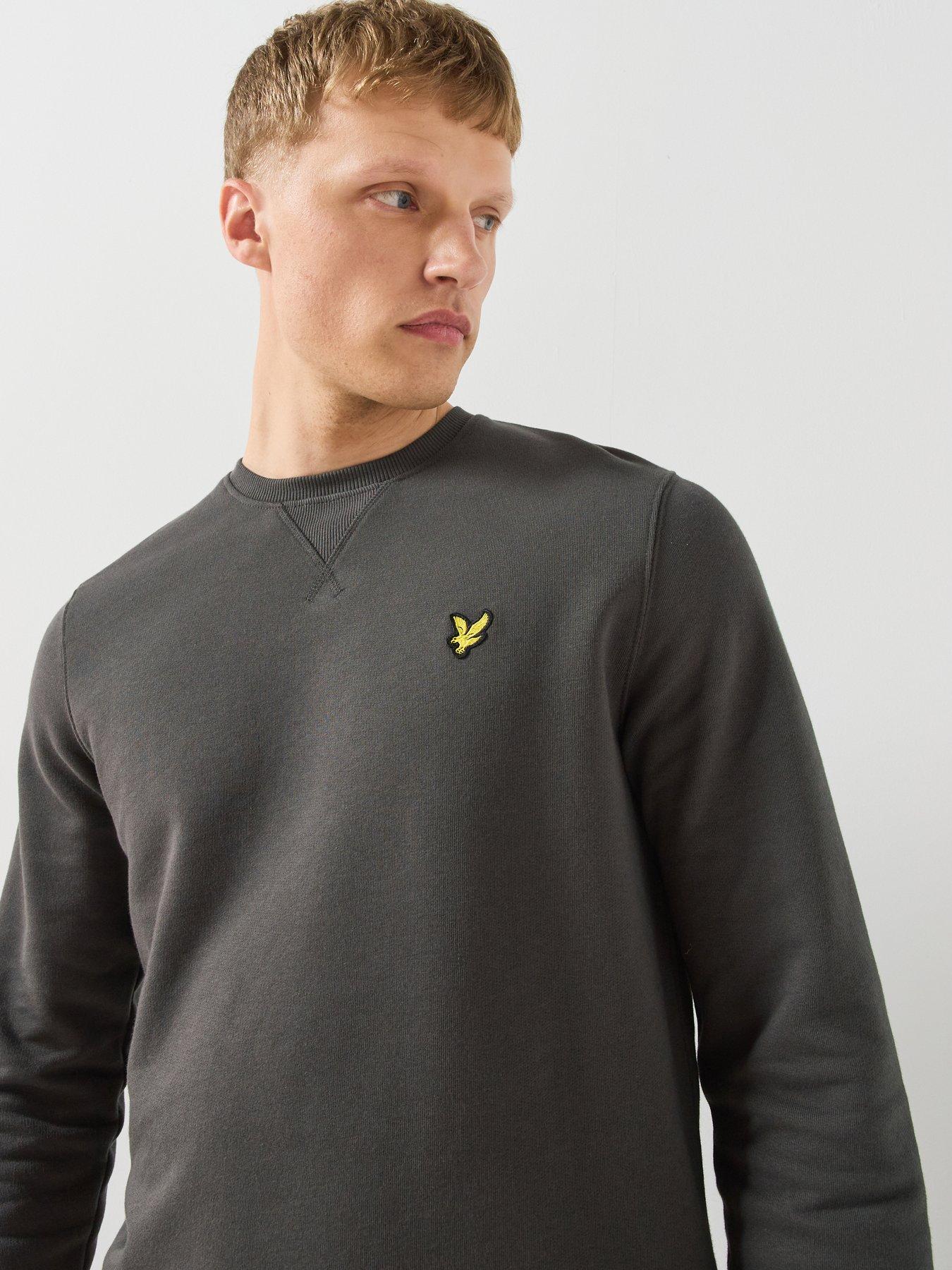 Image 4 of 5 of Lyle & Scott Mens Regular Fit Crew Neck Sweatshirt - Grey