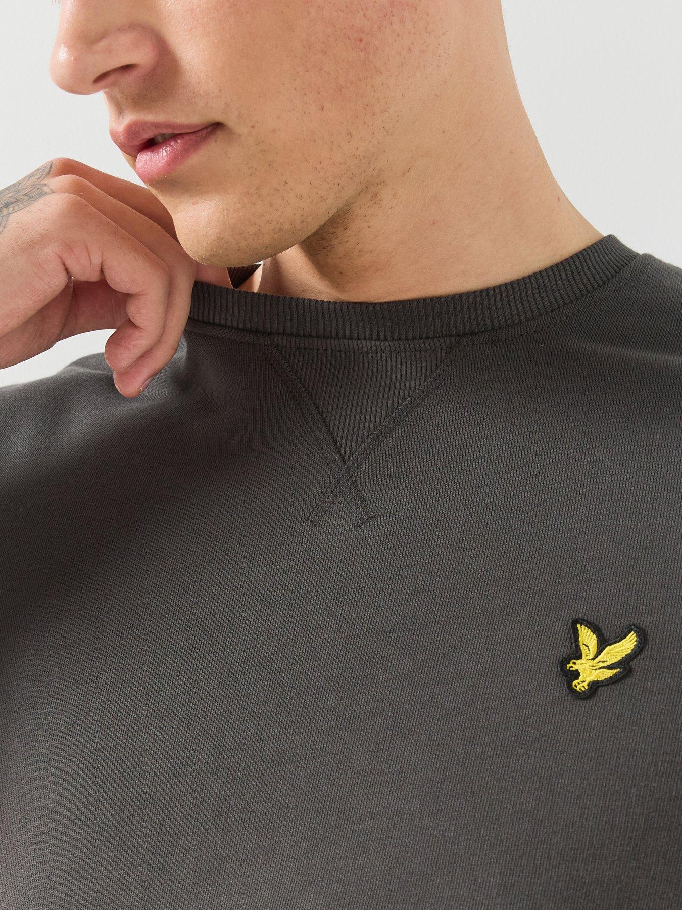 Image 5 of 5 of Lyle & Scott Mens Regular Fit Crew Neck Sweatshirt - Grey