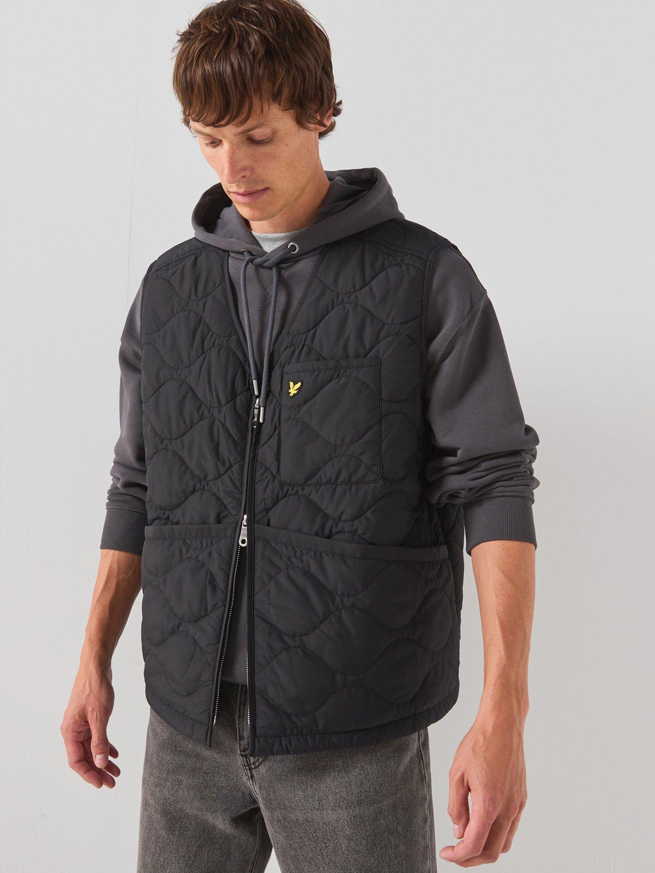 Lyle & Scott Lyle  &  Scott Quilted Ripstop Gilet - Black
