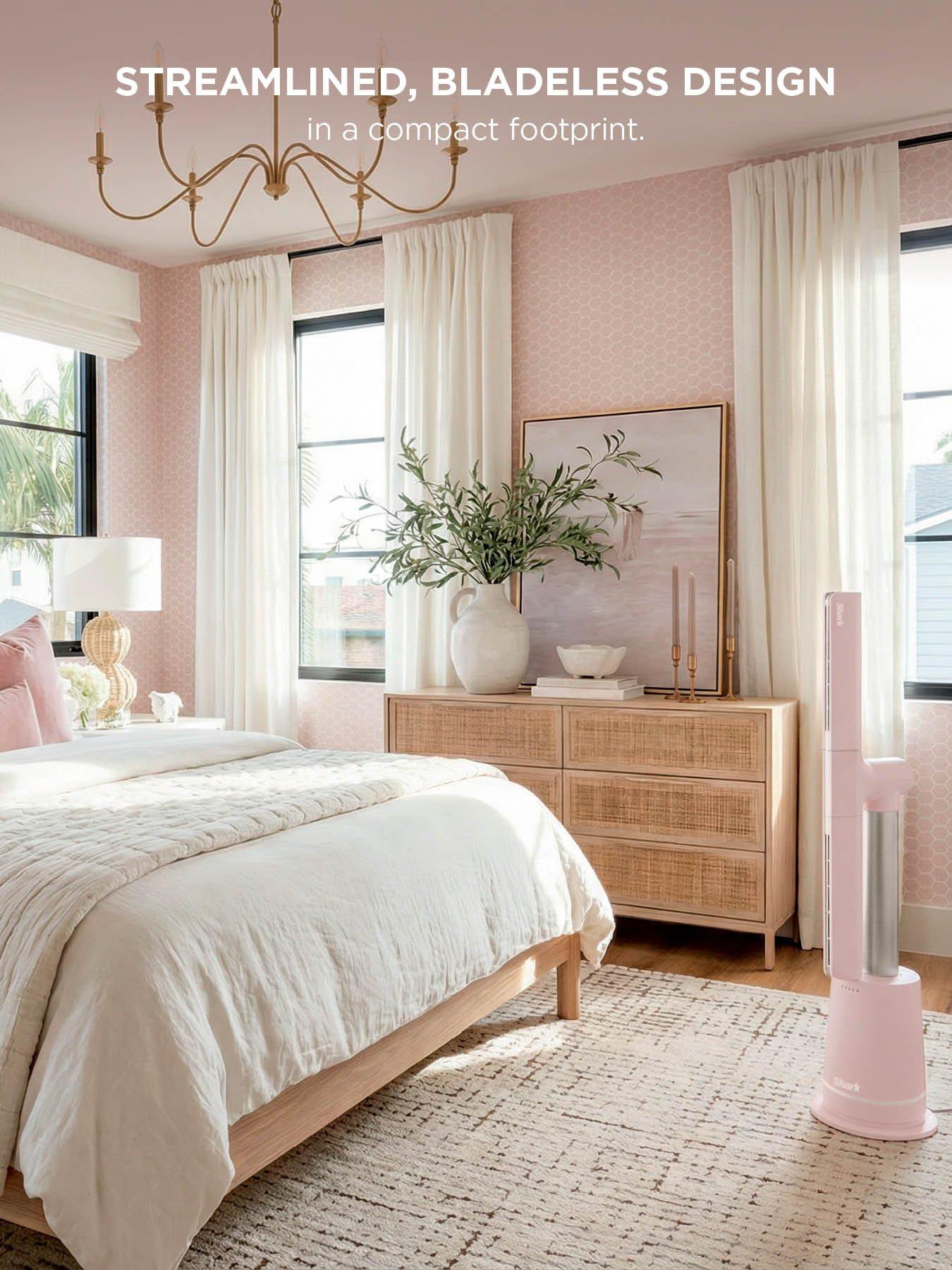Image 5 of 6 of Shark TurboBlade High-Speed Multi-Directional Cooling Fan System - Blush Pink