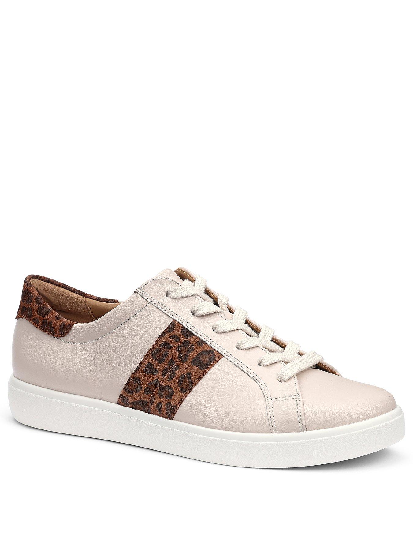 Image 2 of 4 of Hotter Switched Wide Fit Platform Trainer - White