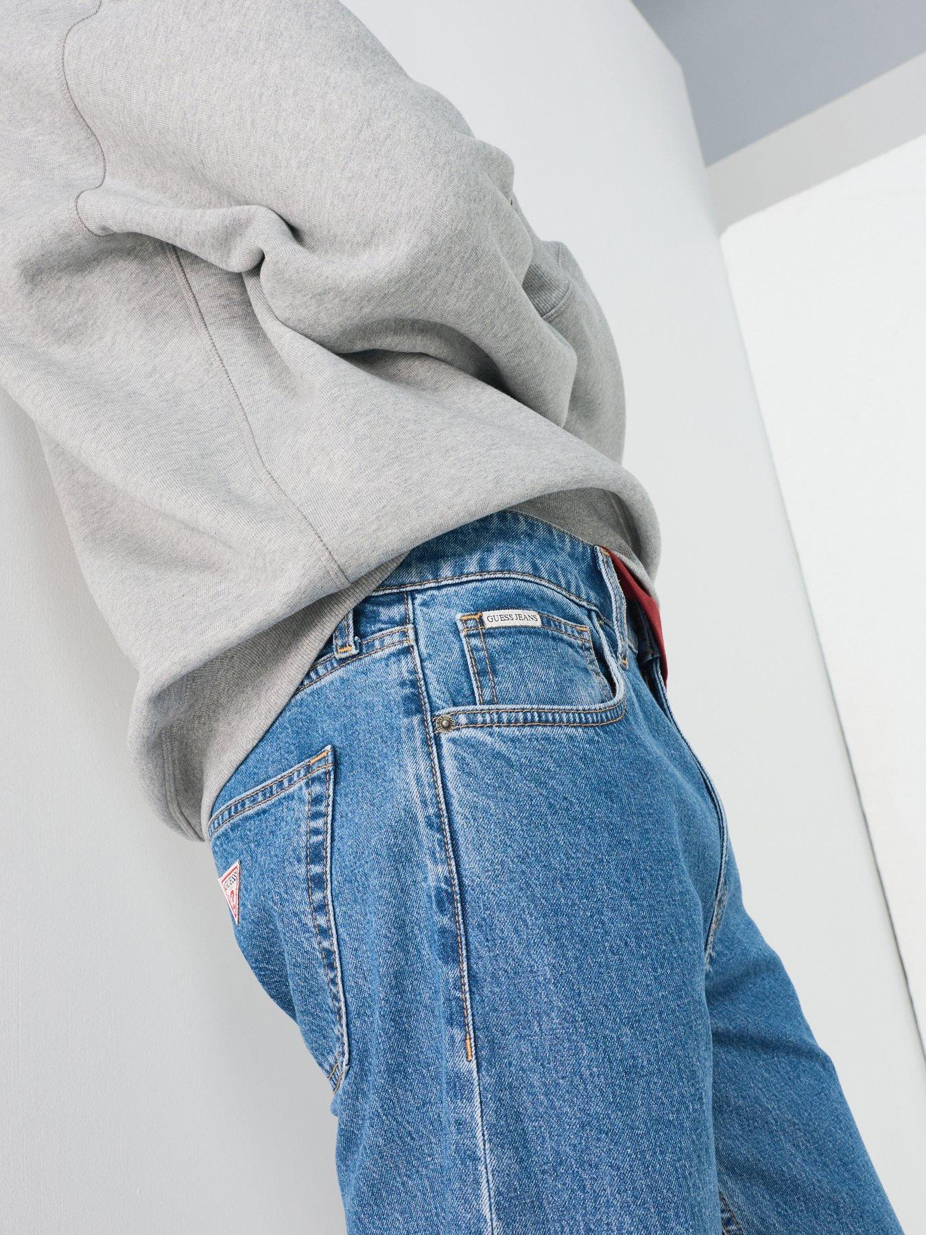 Image 5 of 5 of Guess Jeans Mens G16 Straight Fit Branded Jeans - Blue