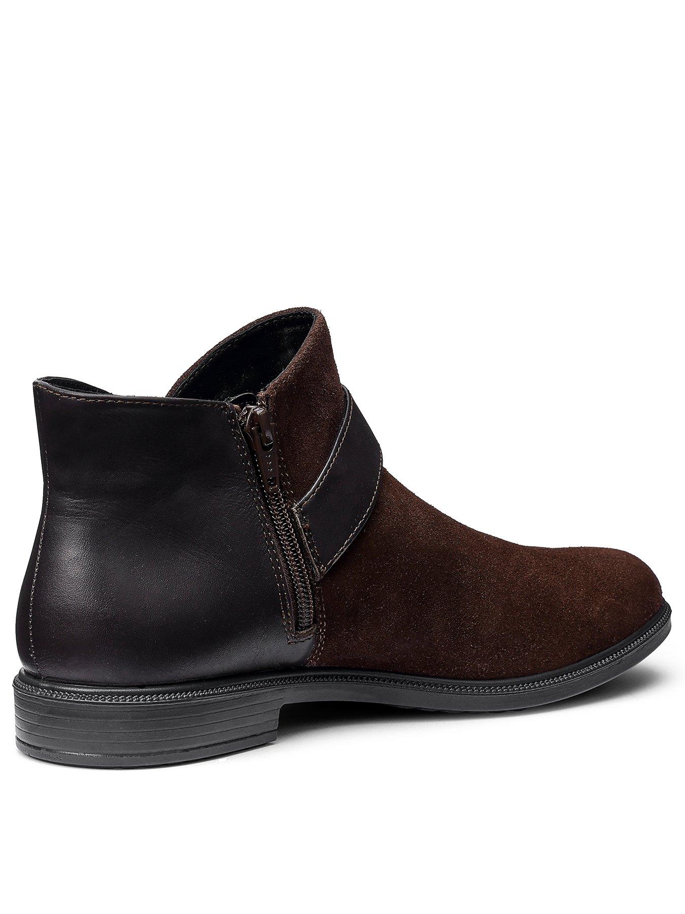 Image 3 of 4 of Hotter Linton Wide Fit Buckle Boot - Chocolate