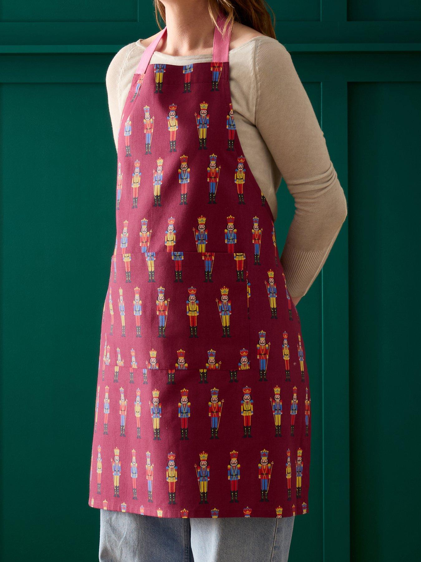 Catherine Lansfield 100% Cotton Christmas Nutcracker Apron