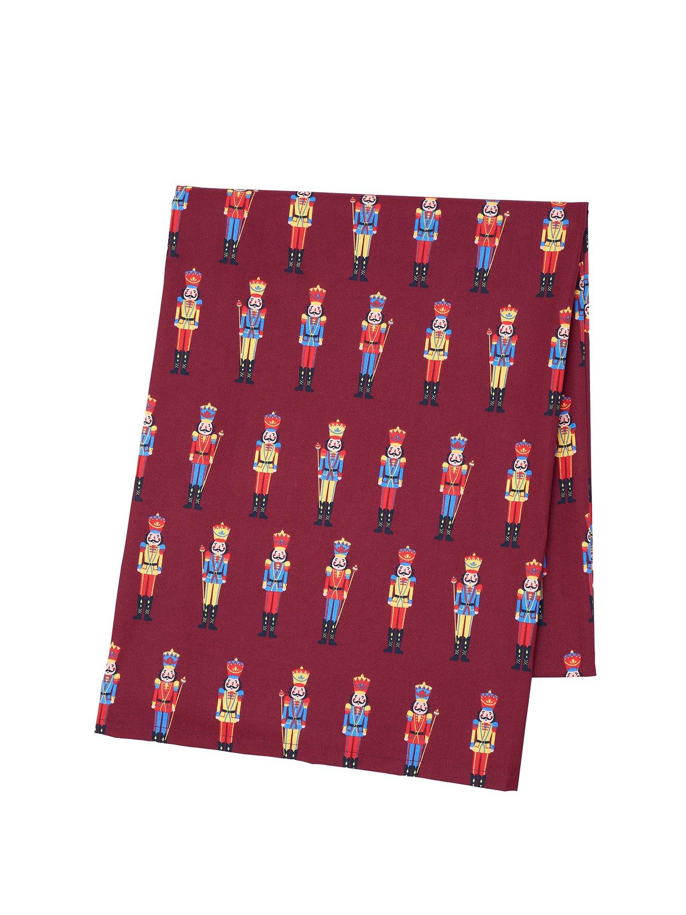 Image 2 of 3 of Catherine Lansfield 100% Cotton Christmas Nutcracker Table Cloth