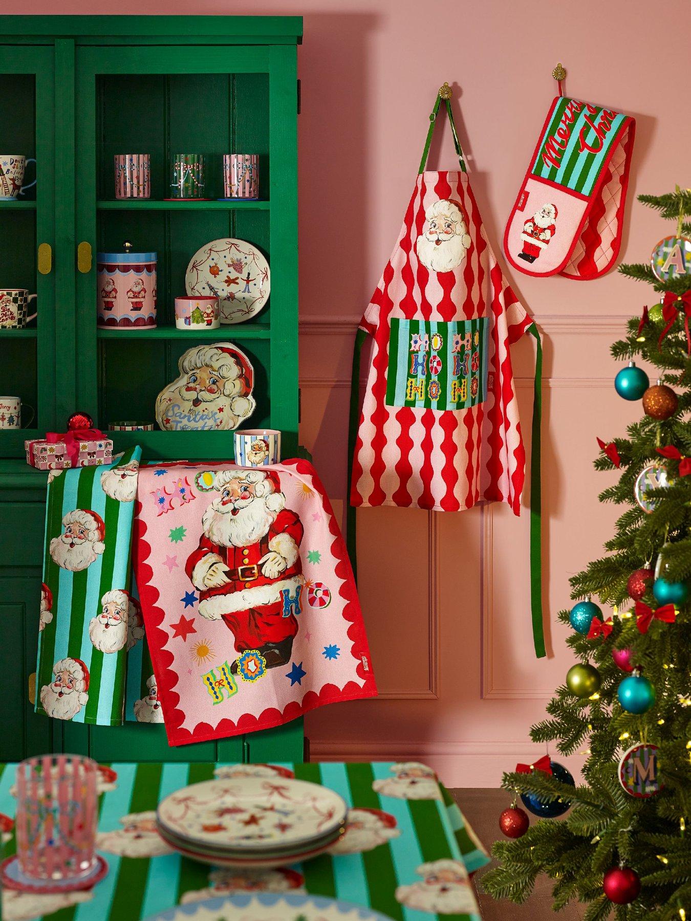 Image 3 of 3 of Eleanor Bowmer 100% Cotton Santa Apron