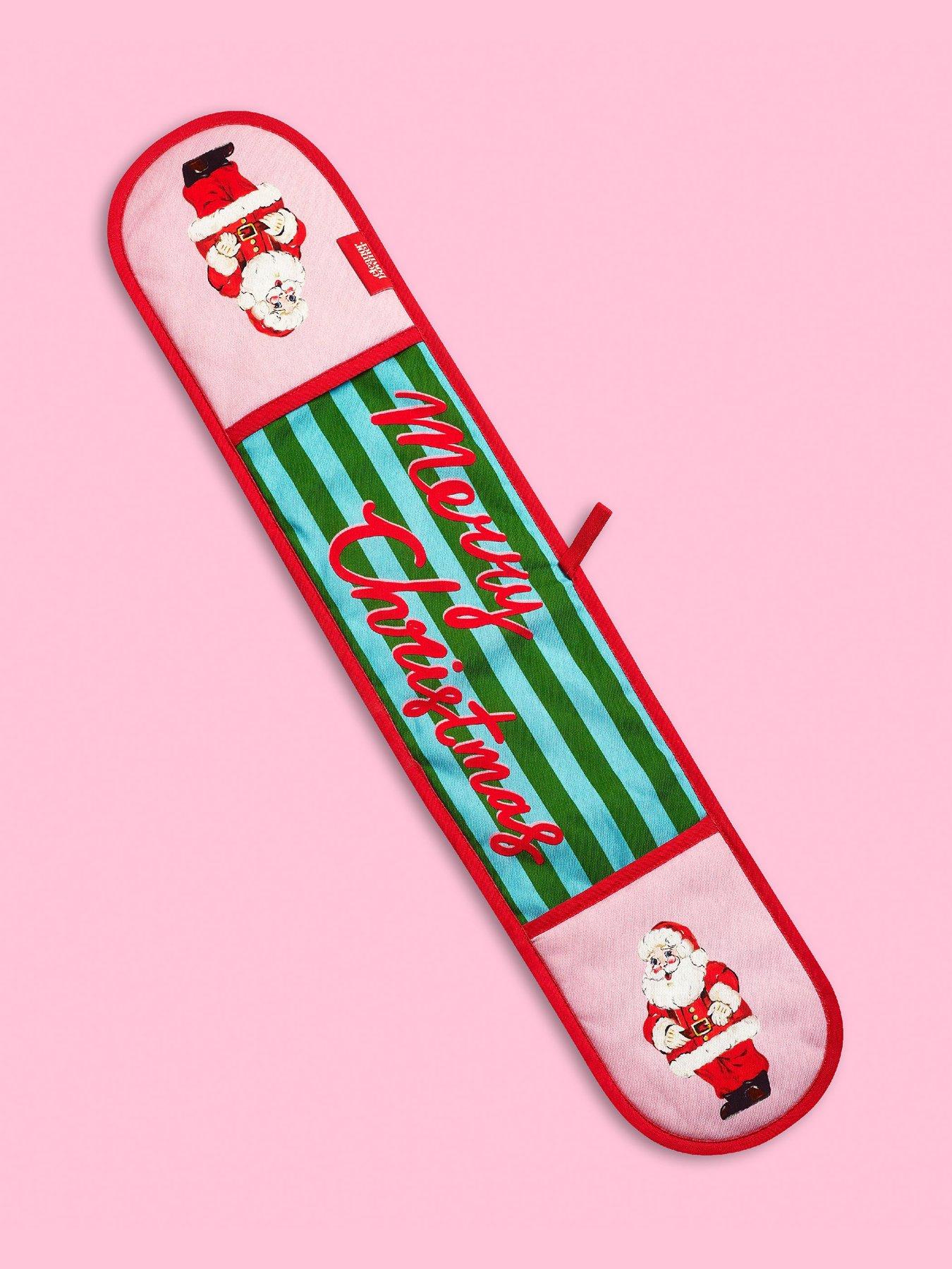 Image 3 of 4 of Eleanor Bowmer 100% Cotton Santa Double Oven Glove