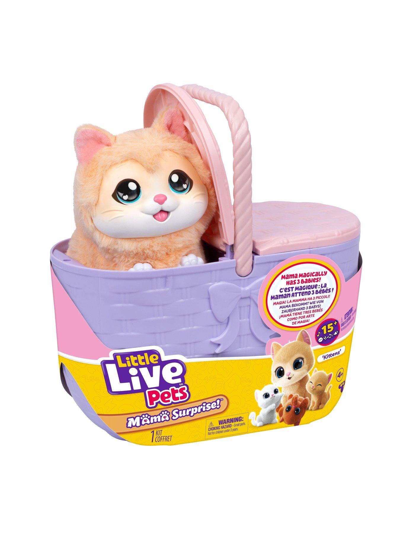 Image 2 of 8 of Little Live Pets Interactive Sounds Mama Surprise Kittens Playset - Playset