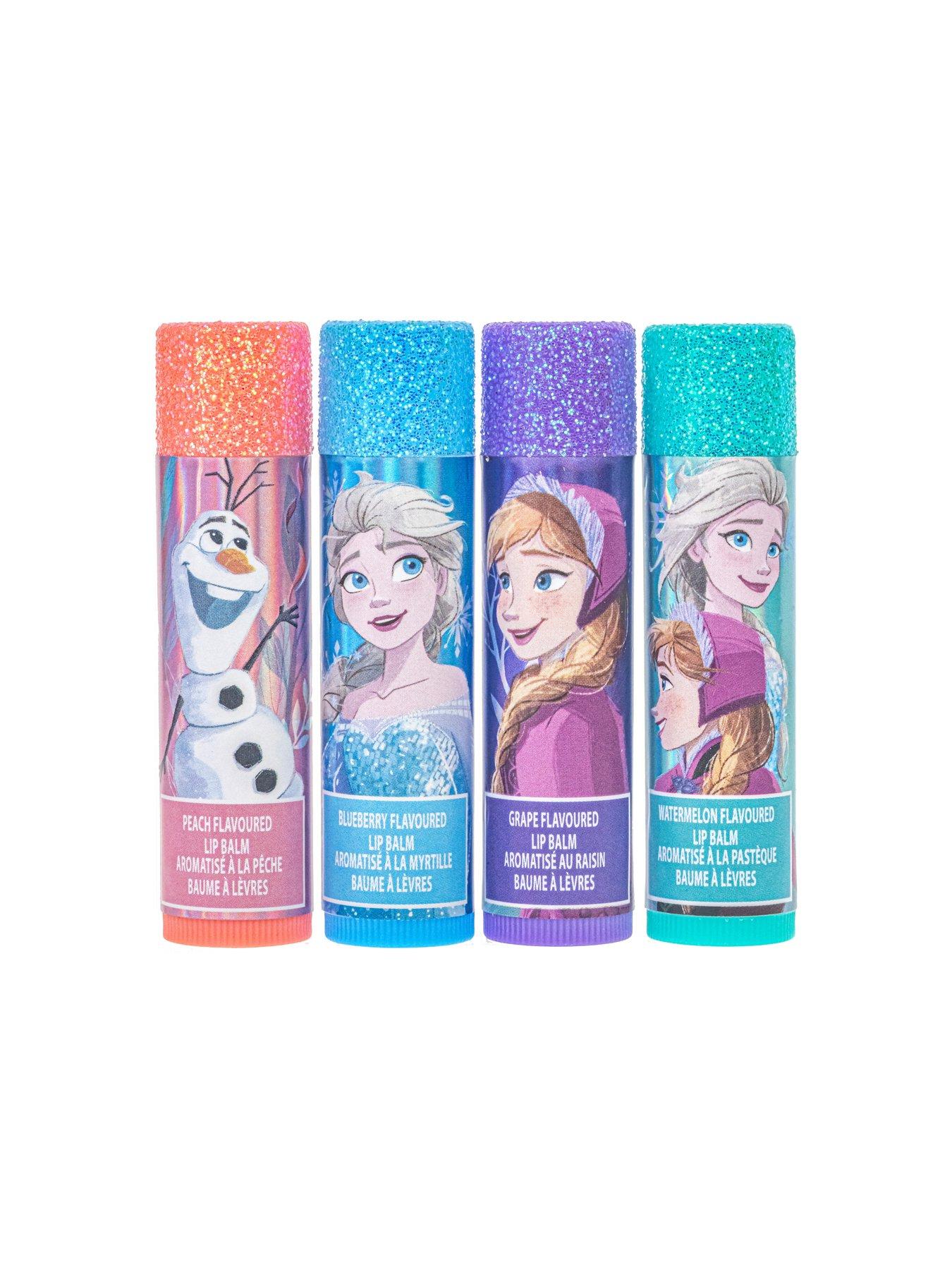 Image 3 of 6 of Disney Frozen Reusable Train Case Lip Balm Set 4-Pack