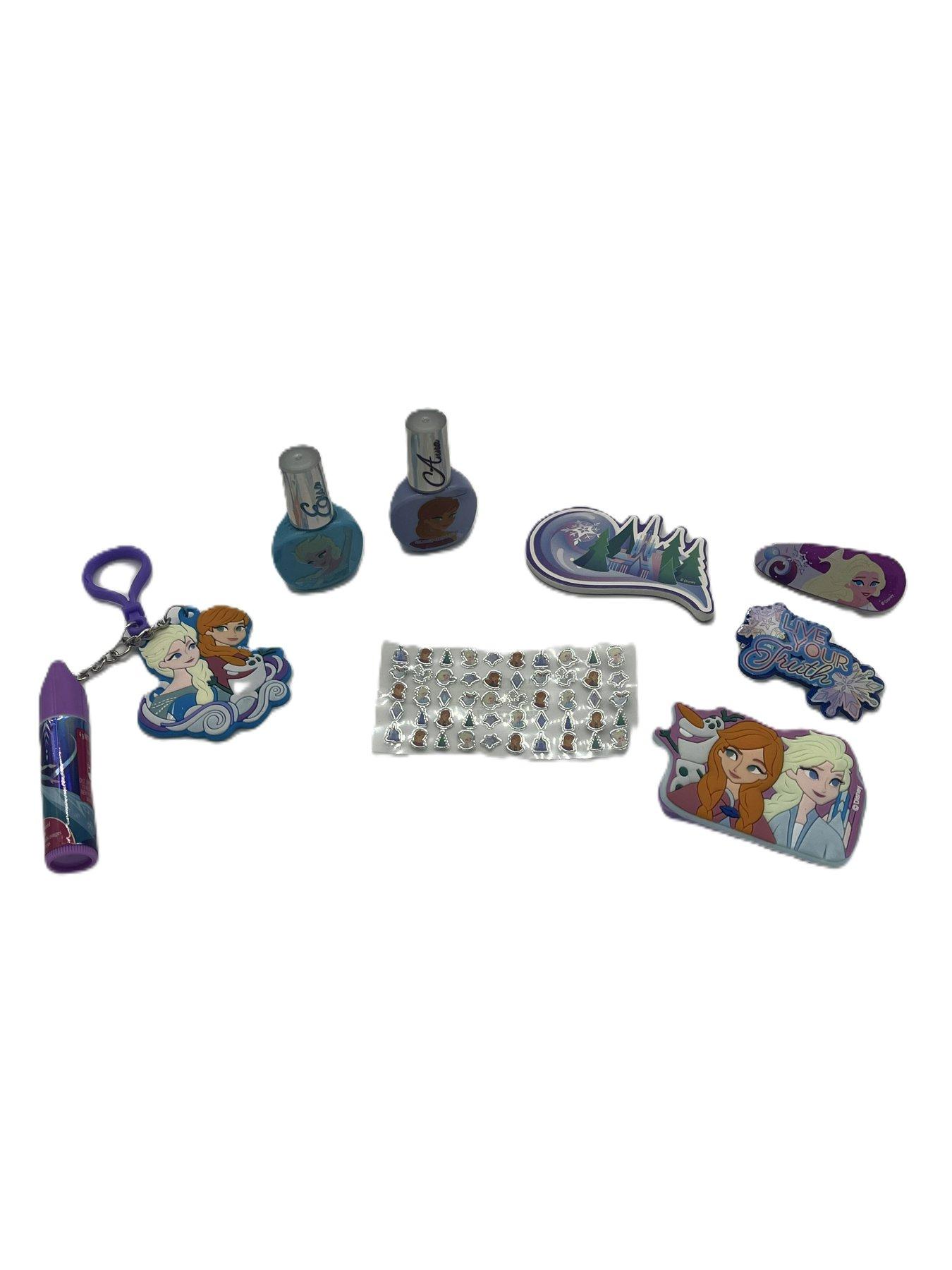 Image 2 of 3 of Disney Frozen Portable Cosmetic Backpack Set Beauty Kit