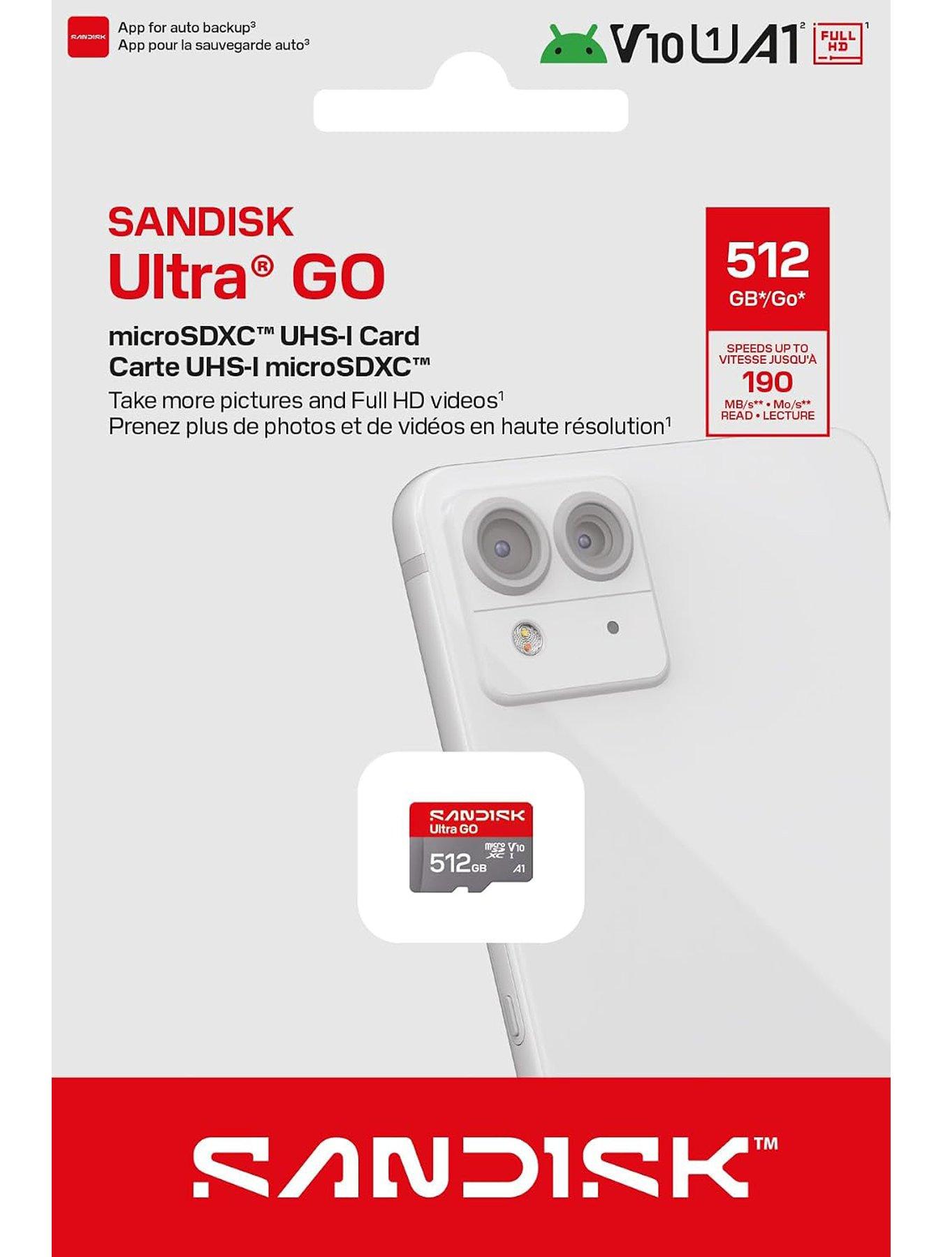 Image 3 of 4 of SanDisk SanDisk Ultra microSDXC 512GB + SD Adapter