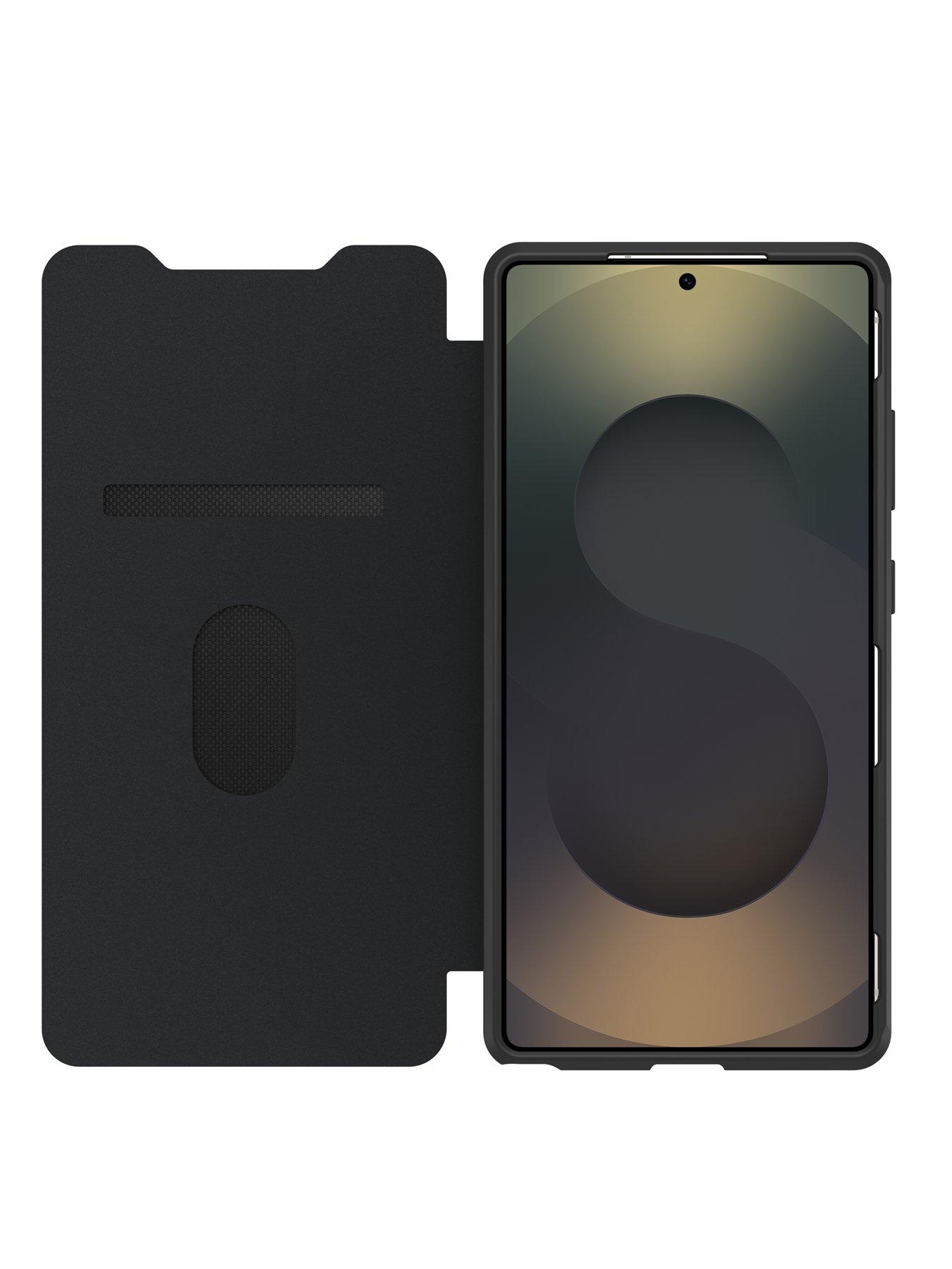 Image 2 of 6 of Otterbox OtterBox React Folio Samsung Galaxy S25 Ultra case Black Crystal - clear/black