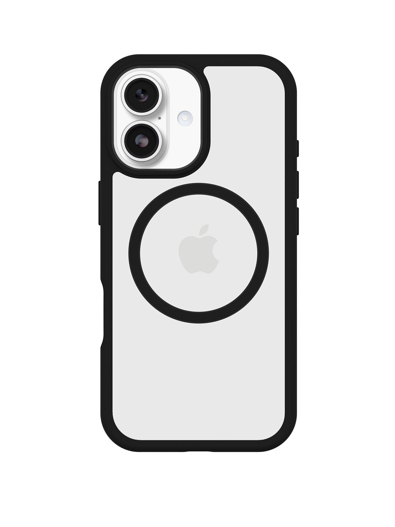 Otterbox React MagSafe Apple iPhone 17 case Black Crystal - clear/black