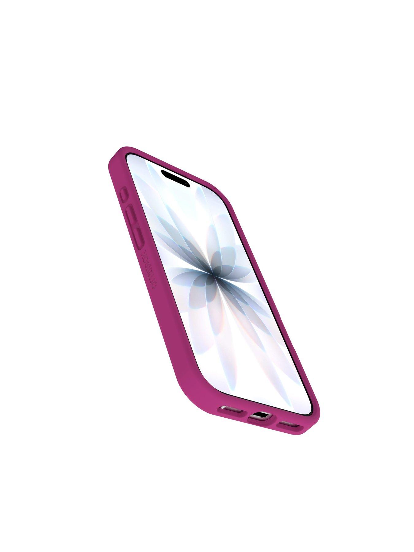 Image 3 of 5 of Otterbox React MagSafe Apple iPhone 17 case Rose Crystal - clear/pink