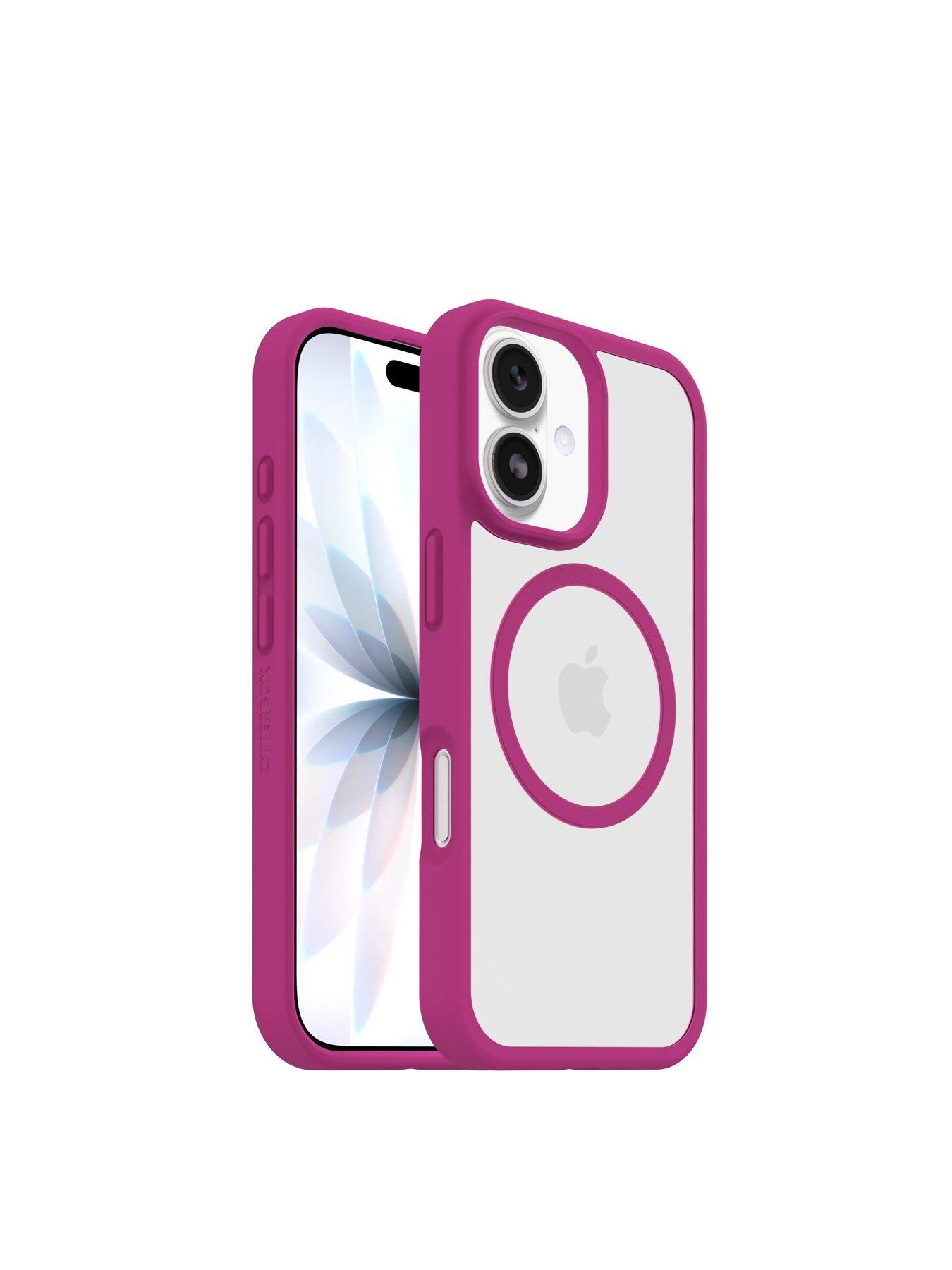Image 4 of 5 of Otterbox React MagSafe Apple iPhone 17 case Rose Crystal - clear/pink