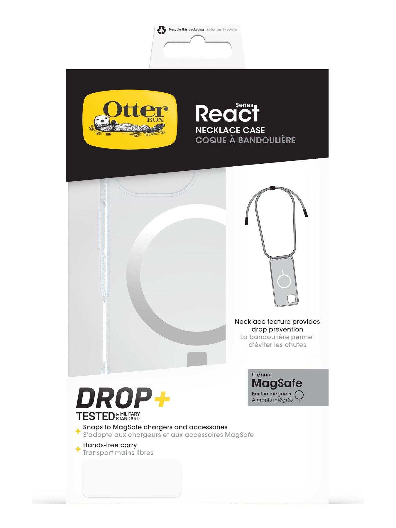 Image 7 of 7 of Otterbox OtterBox React Necklace MagSafe Apple iPhone 16 - clear