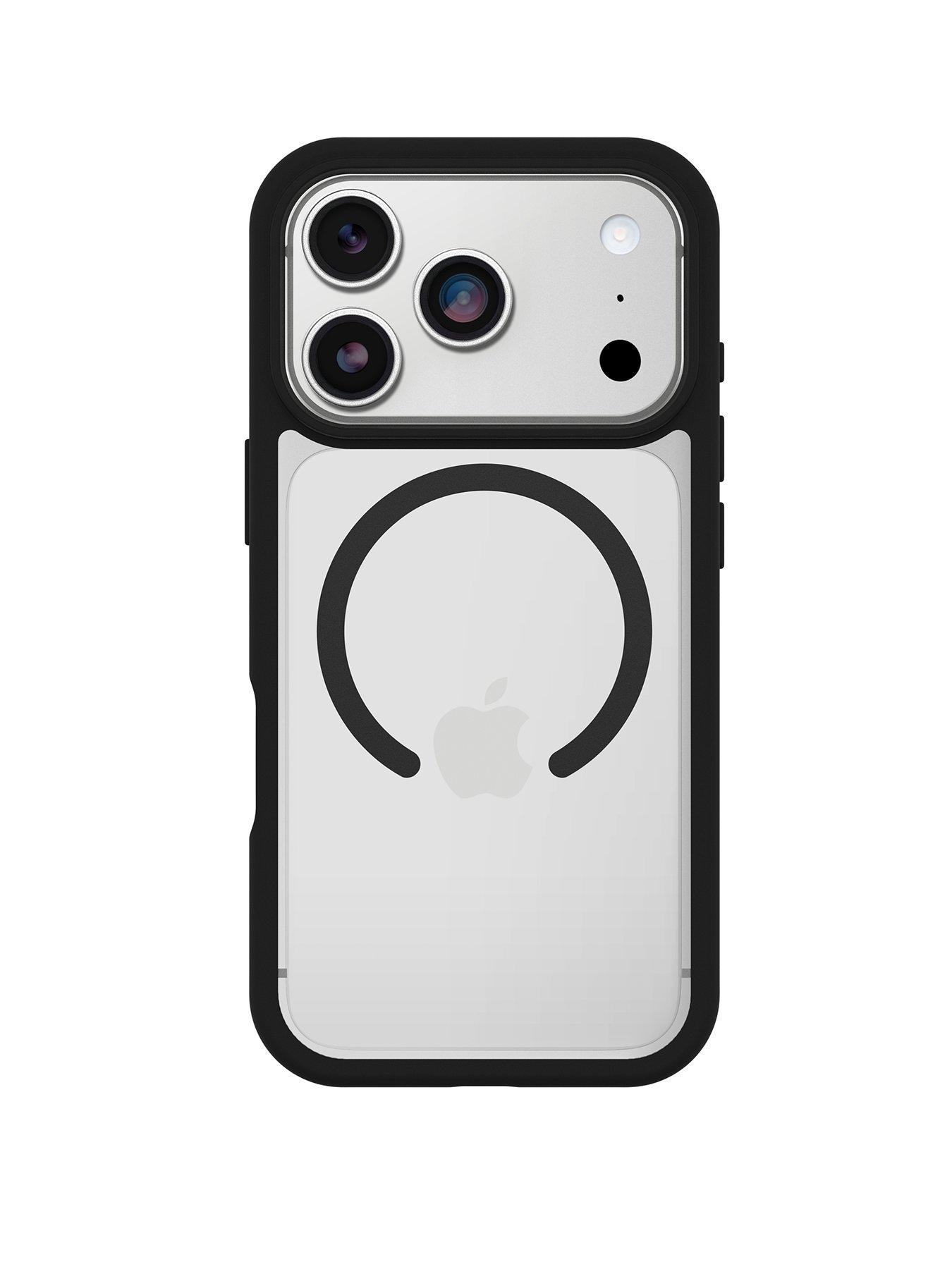 Otterbox React MagSafe Apple iPhone 17 Pro case Black Crystal - clear/black