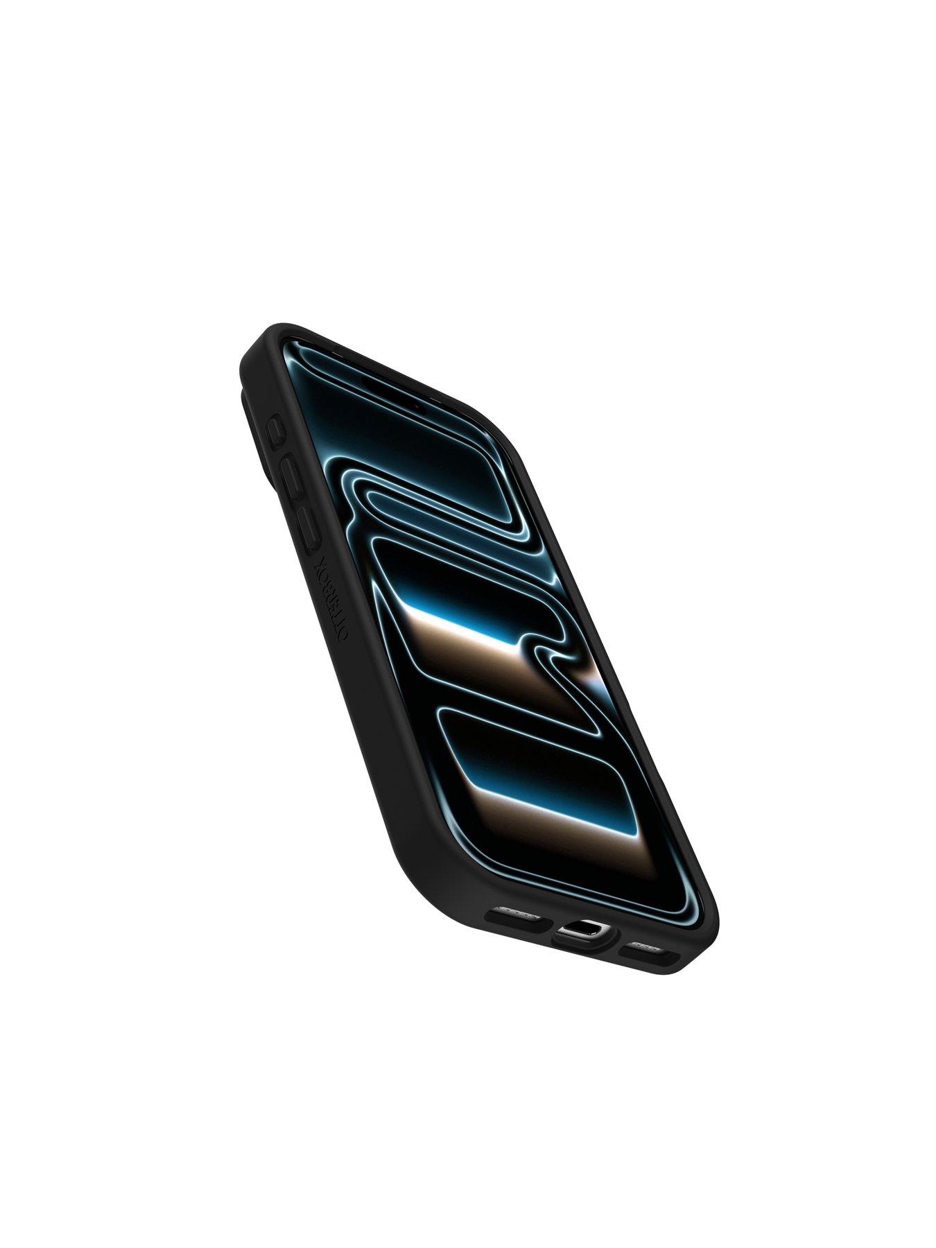Image 3 of 5 of Otterbox React MagSafe Apple iPhone 17 Pro case Black Crystal - clear/black