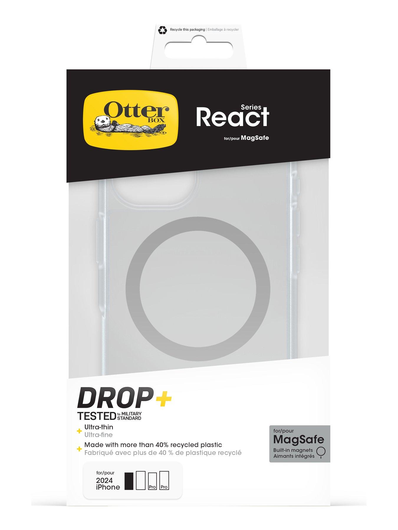 Image 7 of 7 of Otterbox OtterBox React MagSafe Apple iPhone 16 - clear
