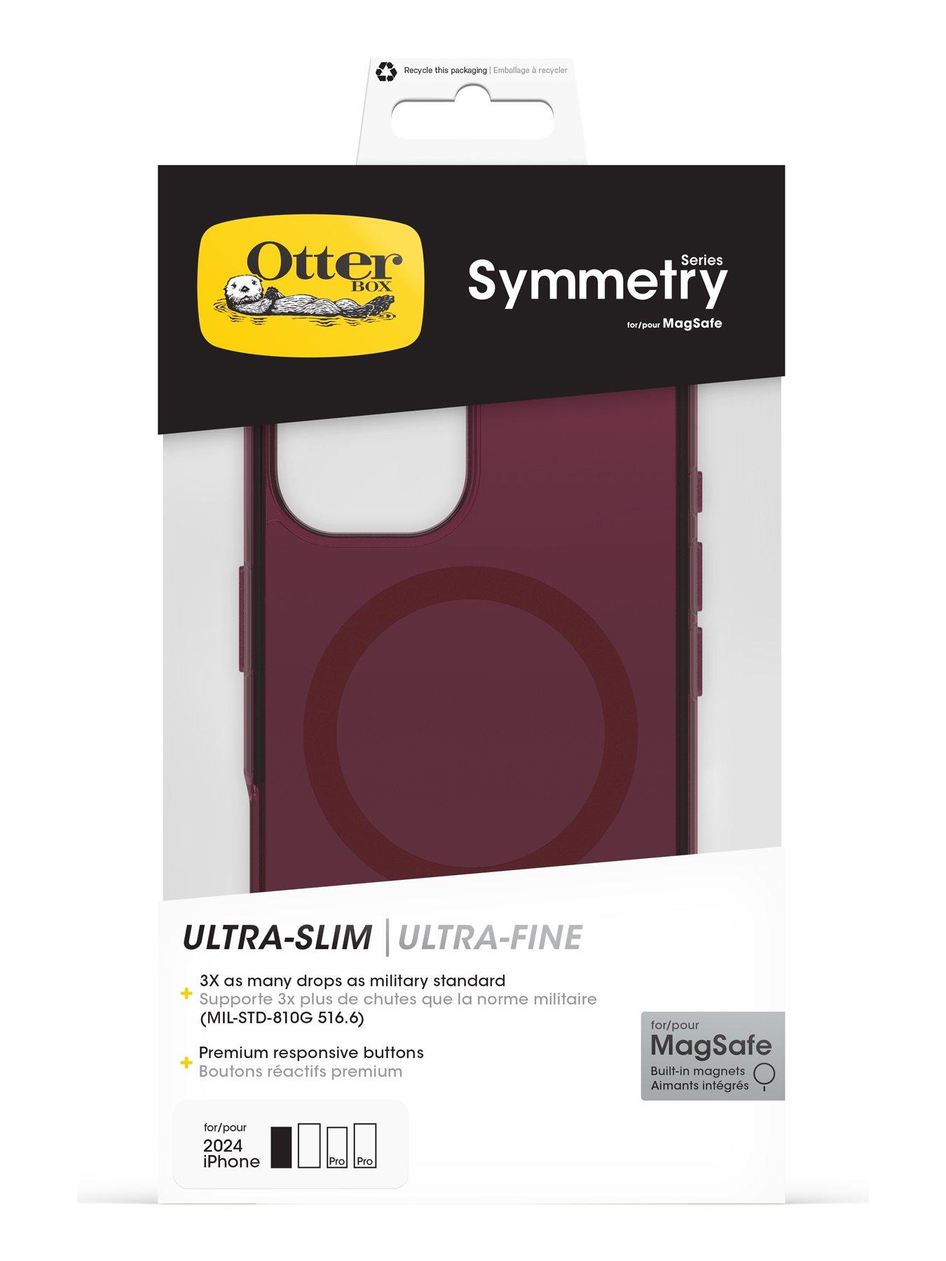 Image 7 of 7 of Otterbox OtterBox Symmetry Clear MagSafe Apple iPhone 16 case Up Beet - red
