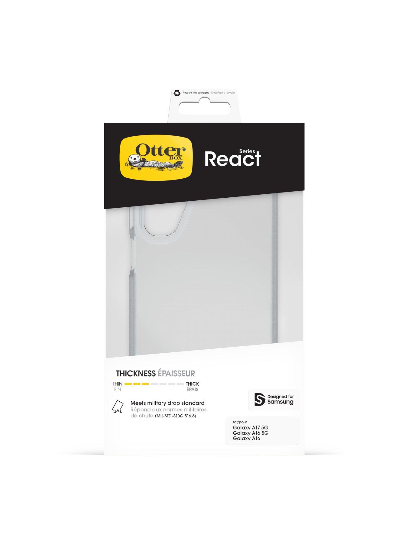 Image 5 of 5 of Otterbox OtterBox React Samsung Galaxy A17/A17 5G/A16/A16 5G case - clear