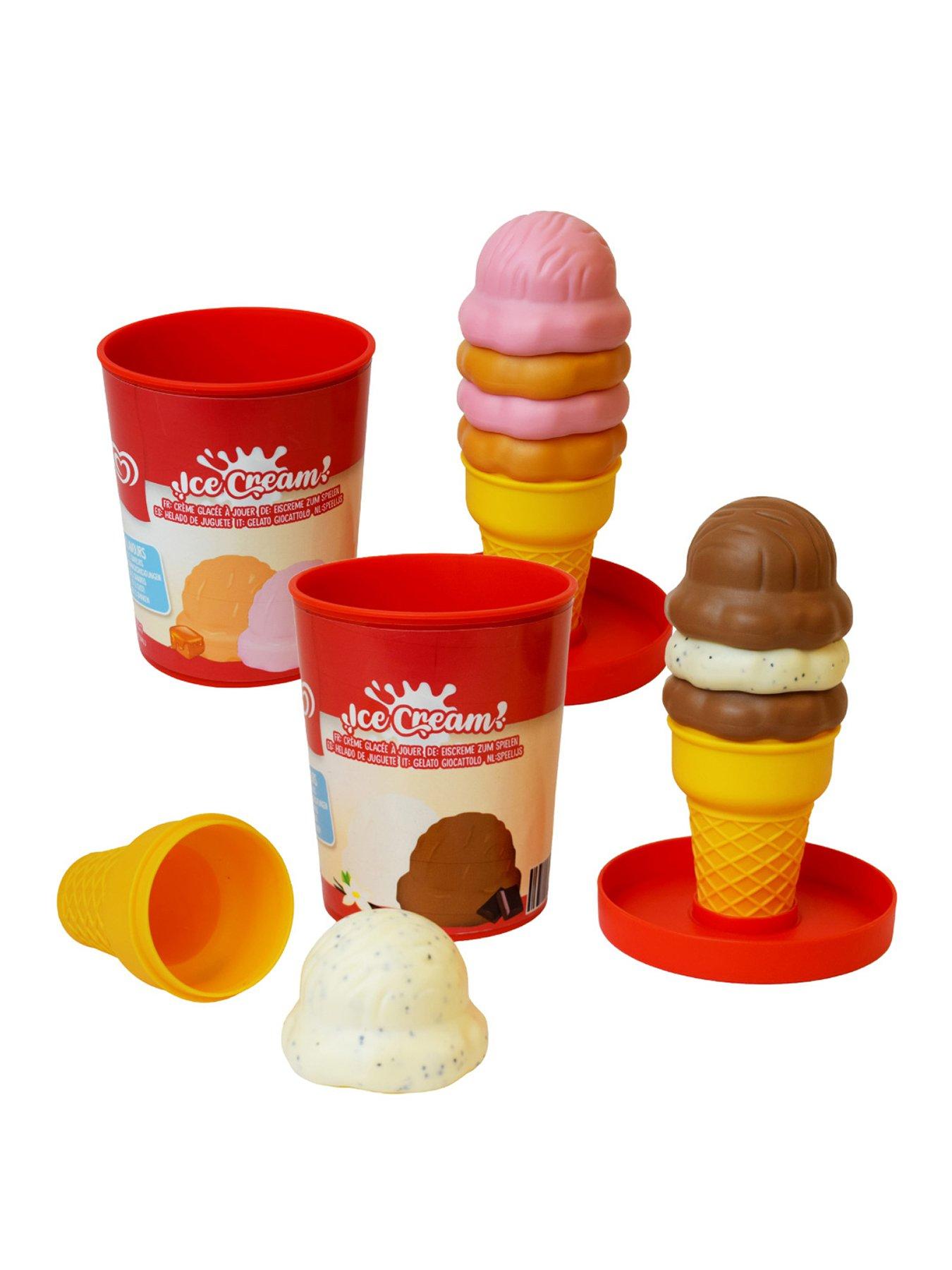 Casdon Walls Toy Twin Pack Play Ice Cream Tubs