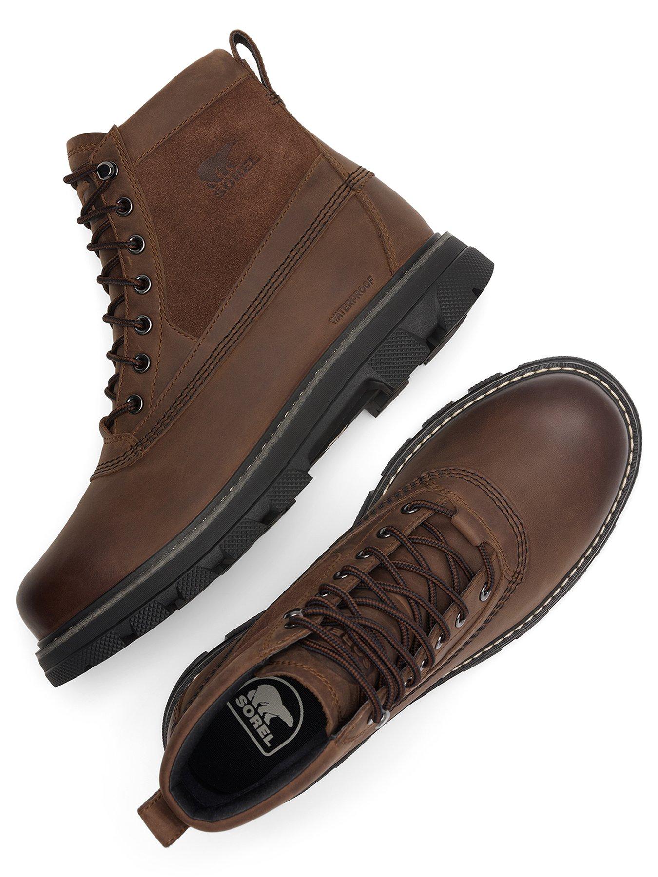 Image 4 of 6 of SOREL Mens Lark-47 Waterproof Boots - Brown
