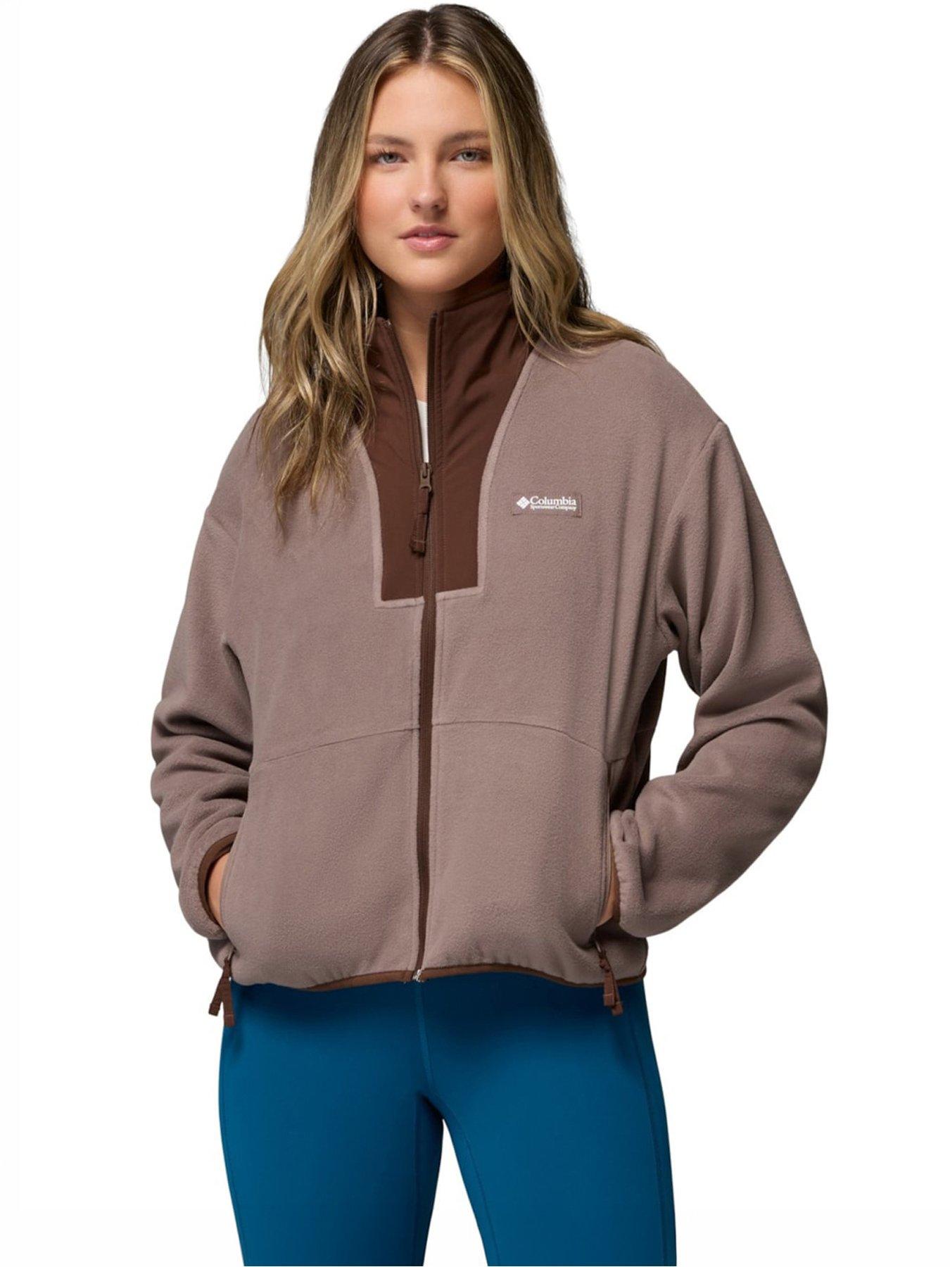 Image 1 of 5 of Columbia Ladies Sequoia Grove Ii Full Zip Fleece -iron/tobacco