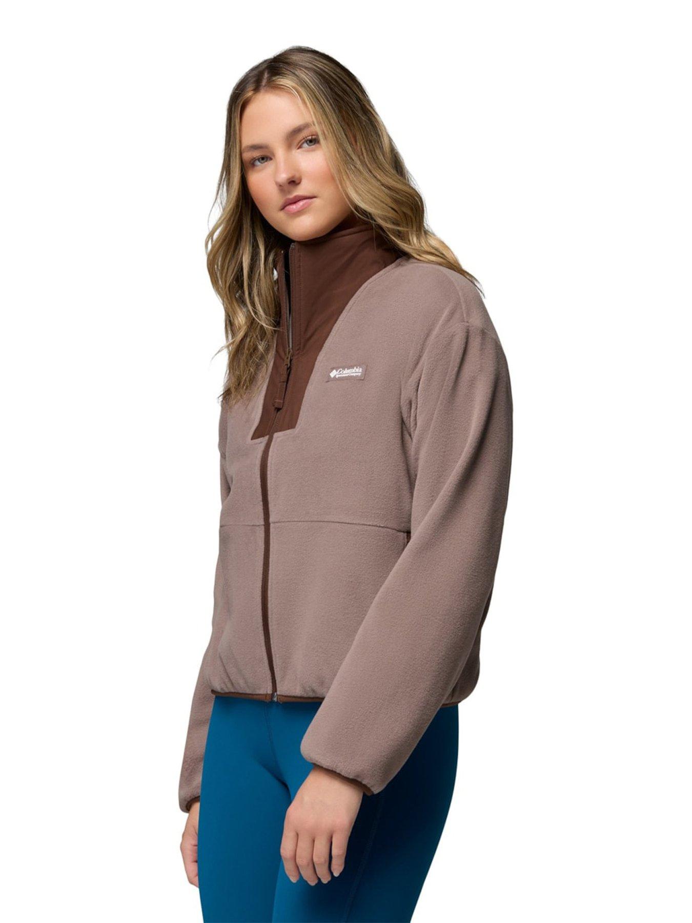 Image 4 of 5 of Columbia Ladies Sequoia Grove Ii Full Zip Fleece -iron/tobacco