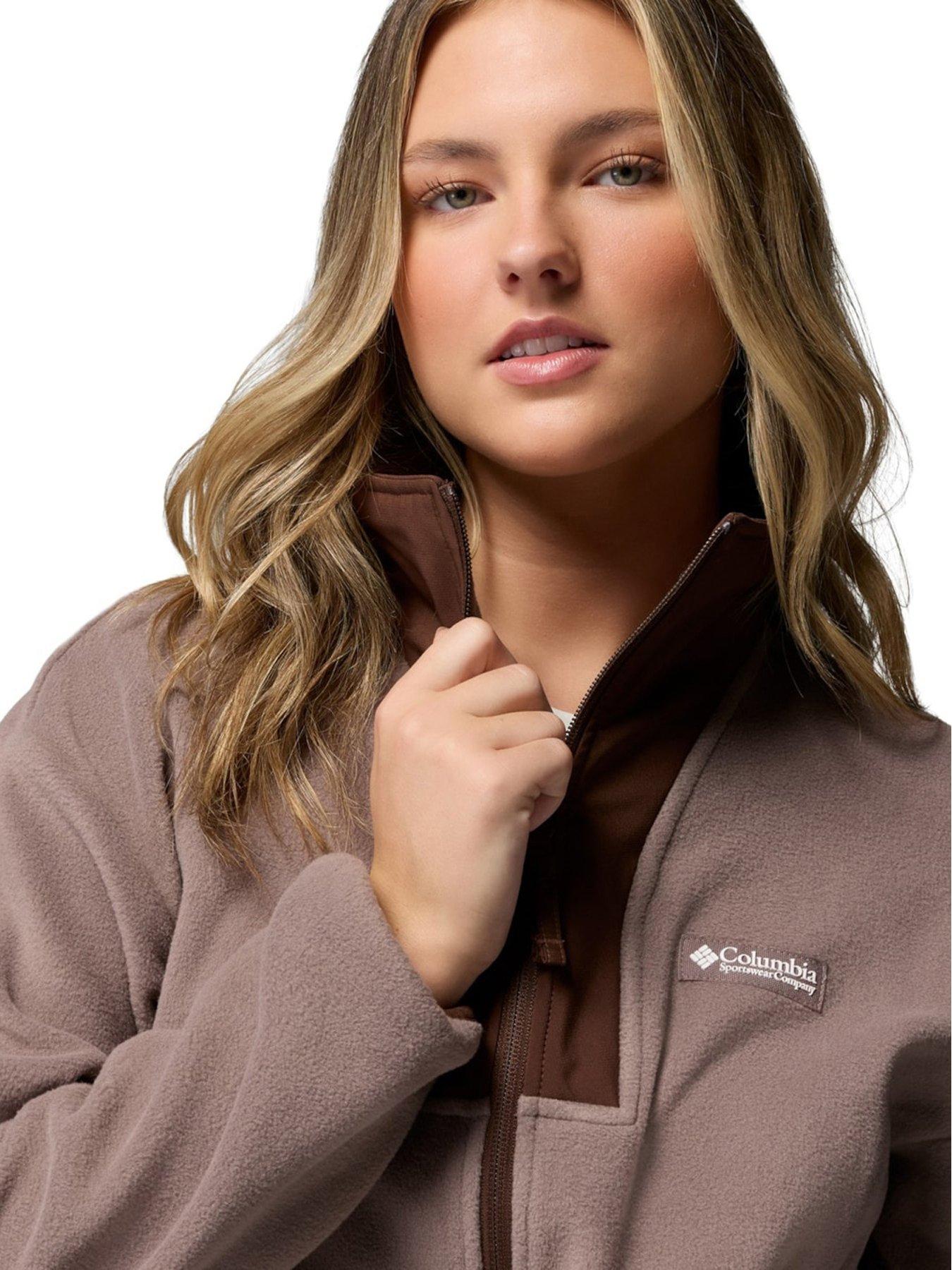 Image 5 of 5 of Columbia Ladies Sequoia Grove Ii Full Zip Fleece -iron/tobacco