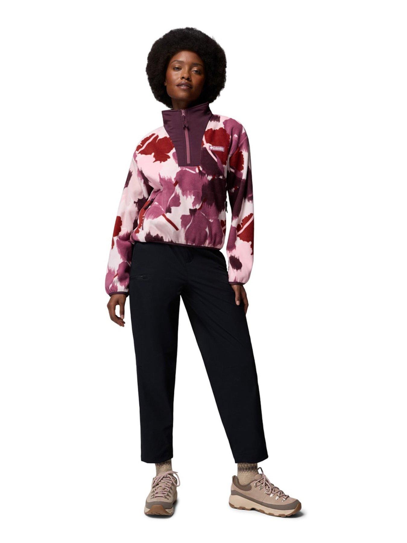 Image 3 of 5 of Columbia Ladies Sequoia Grove Ii Printed Half Zip Fleece - Antique Mauve