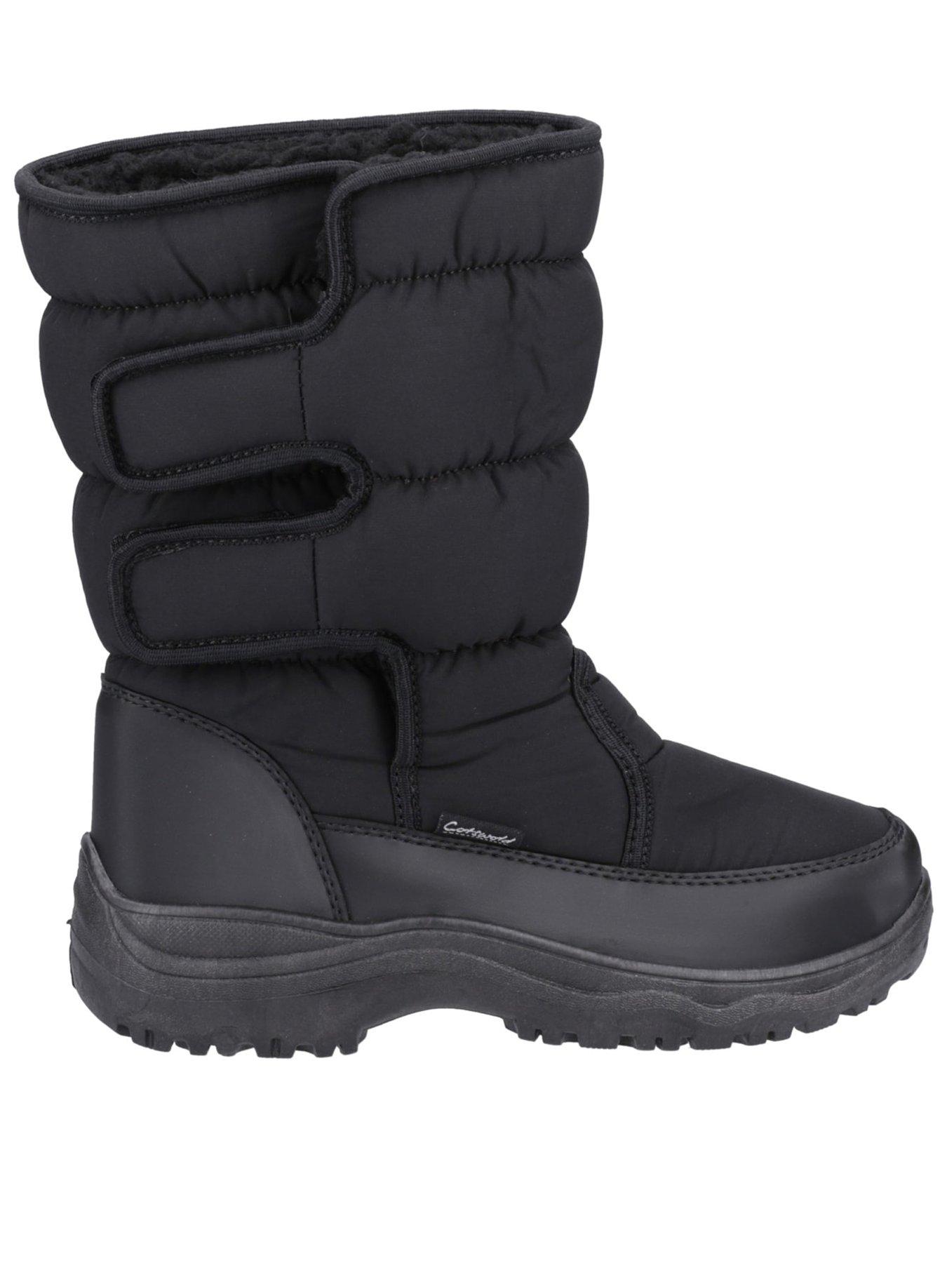 Image 1 of 5 of Cotswold Ladies Welland Warm Lined Waterproof Snowboots - Black