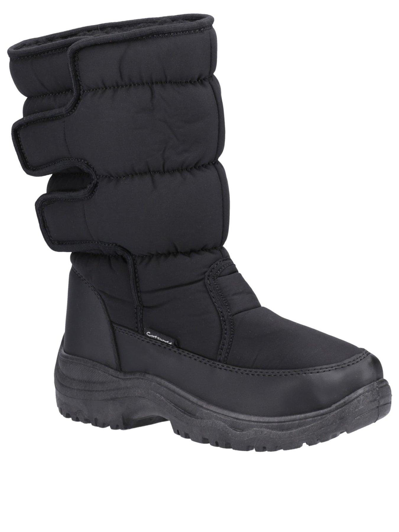 Image 2 of 5 of Cotswold Ladies Welland Warm Lined Waterproof Snowboots - Black