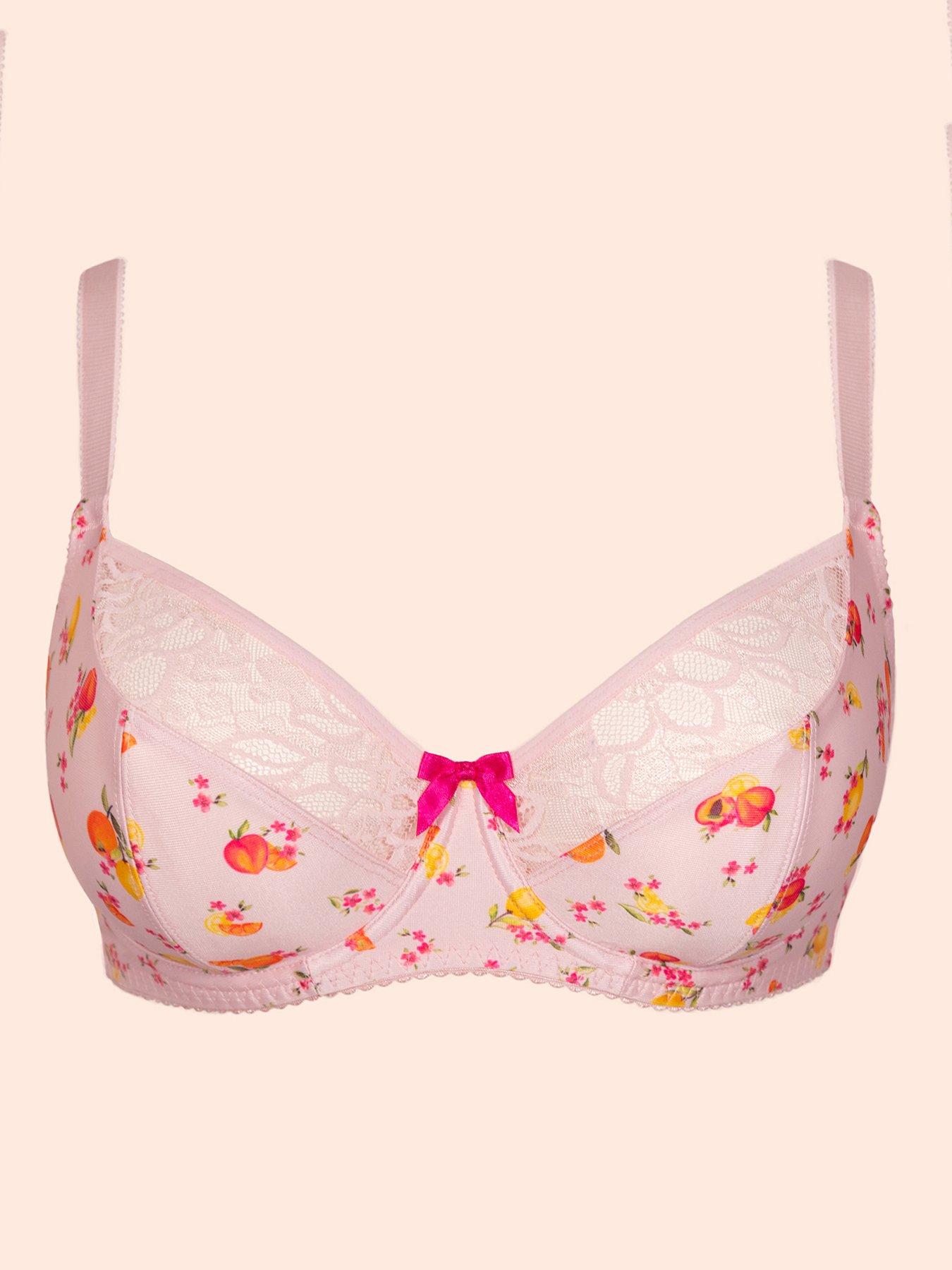 Image 6 of 6 of Curvy Kate Spellbound Printed Balcony Bra - Blush Floral Print