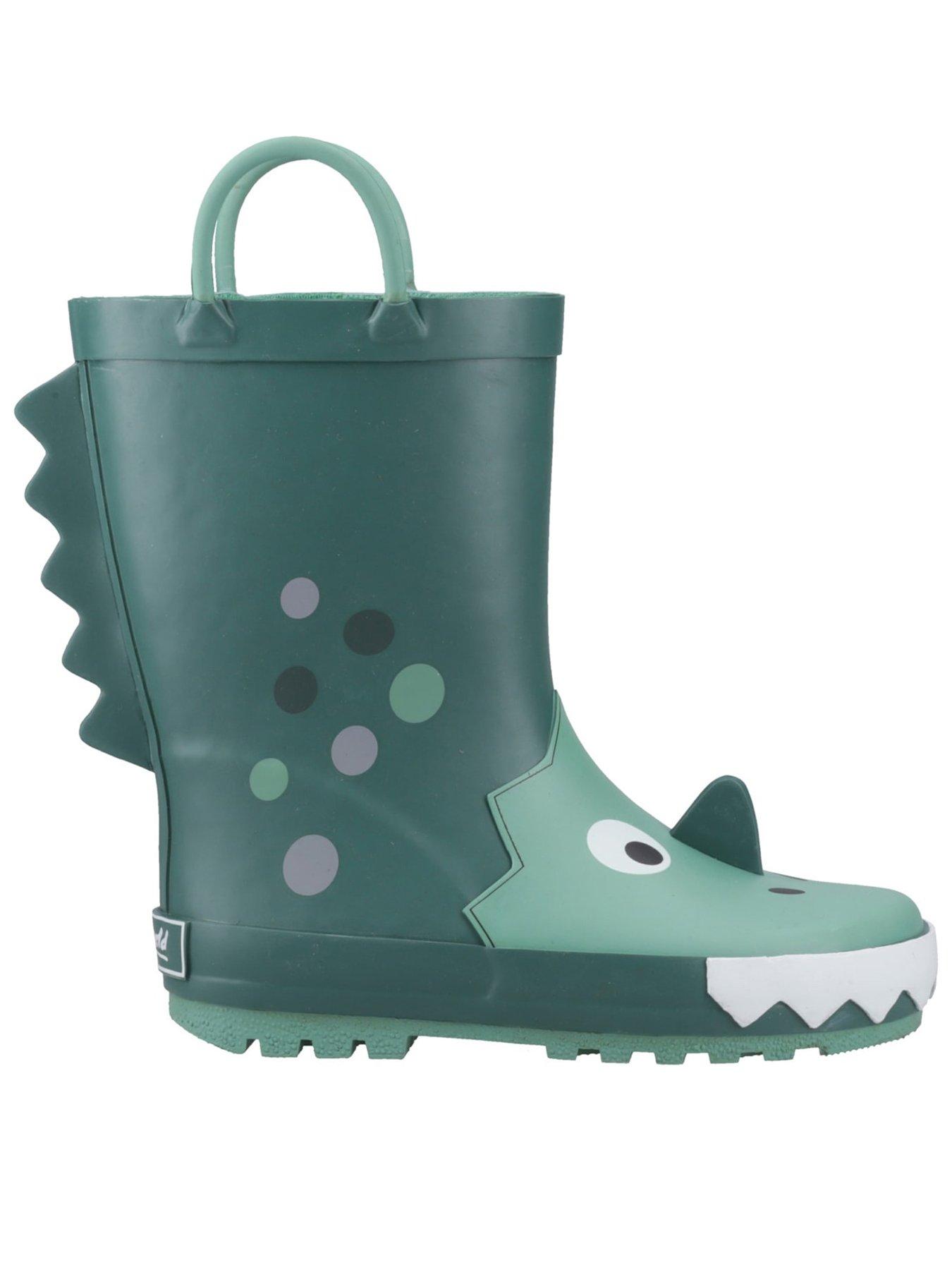 Cotswold Kids Wellington Puddle Boot 3D - Dino