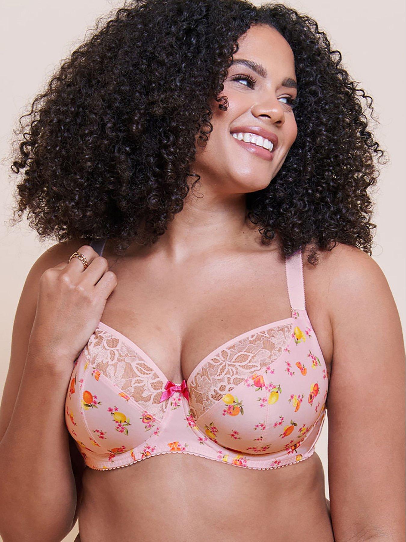 Curvy Kate Curvy Kate Spellbound Printed Balcony Bra (Second Sizes) - Blush Floral Print