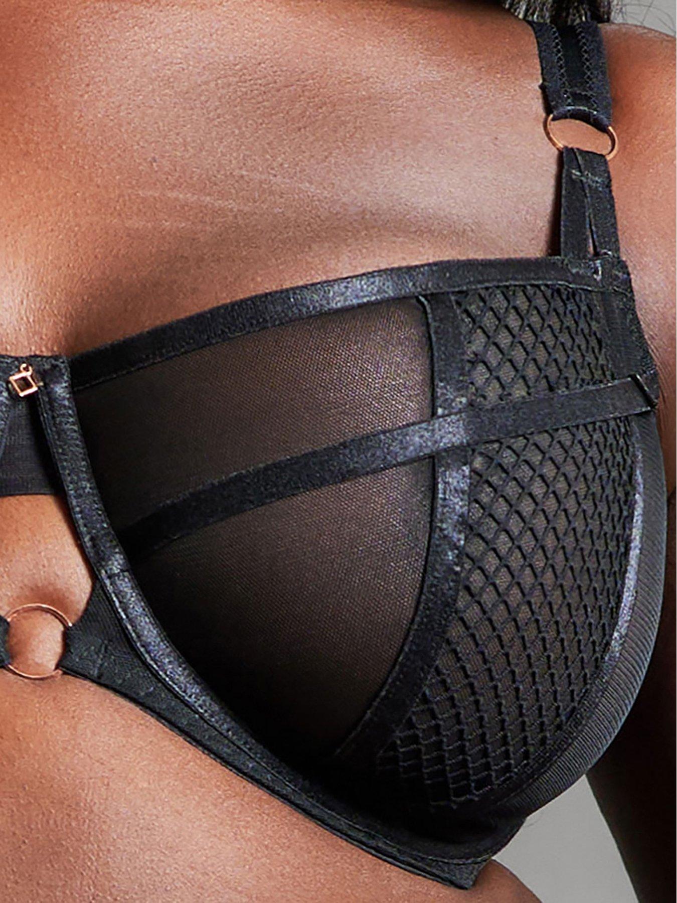 Image 5 of 5 of Curvy Kate Scantilly BY Curvy Kate Friction Balcony Bra - Black