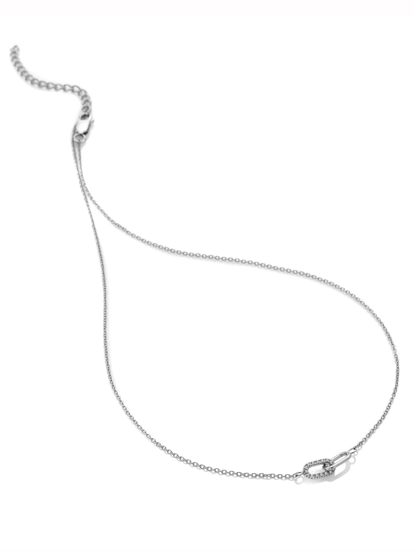 Image 2 of 3 of Silver Whisper SWFY Linked Necklace
