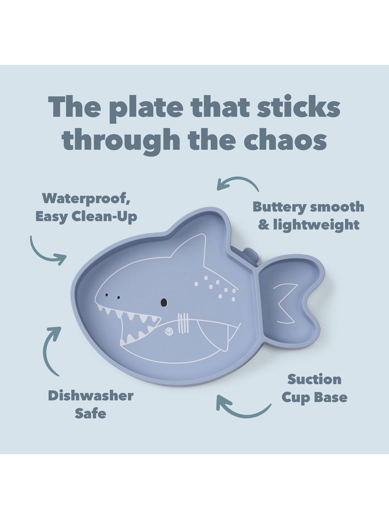 Image 4 of 7 of Lou Lou Lollipop Dinner Time Bundle - Sleeved Bib - Shark