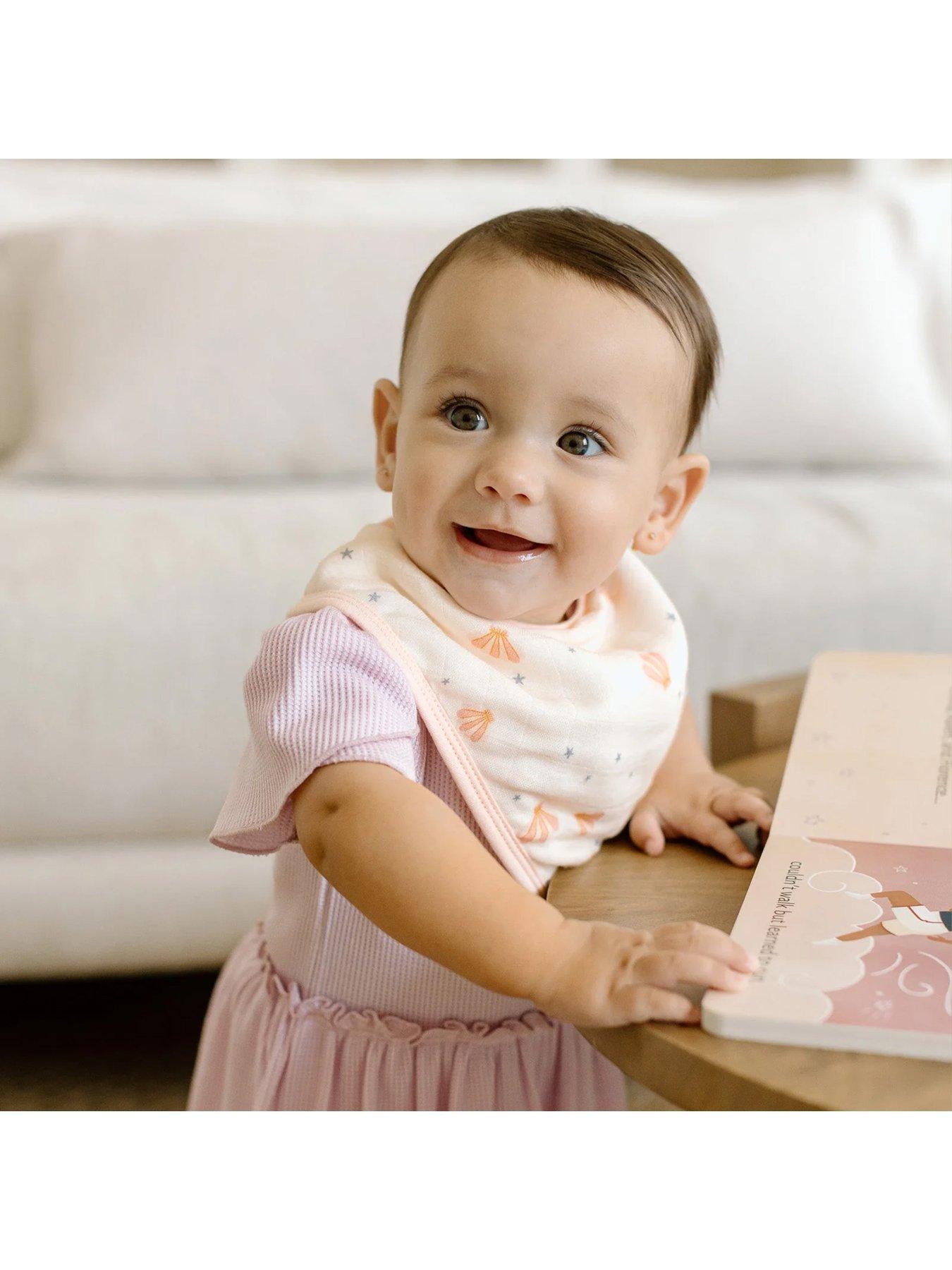 Image 5 of 7 of Lou Lou Lollipop Mixed Pink Bundle - swaddle, bib, bag
