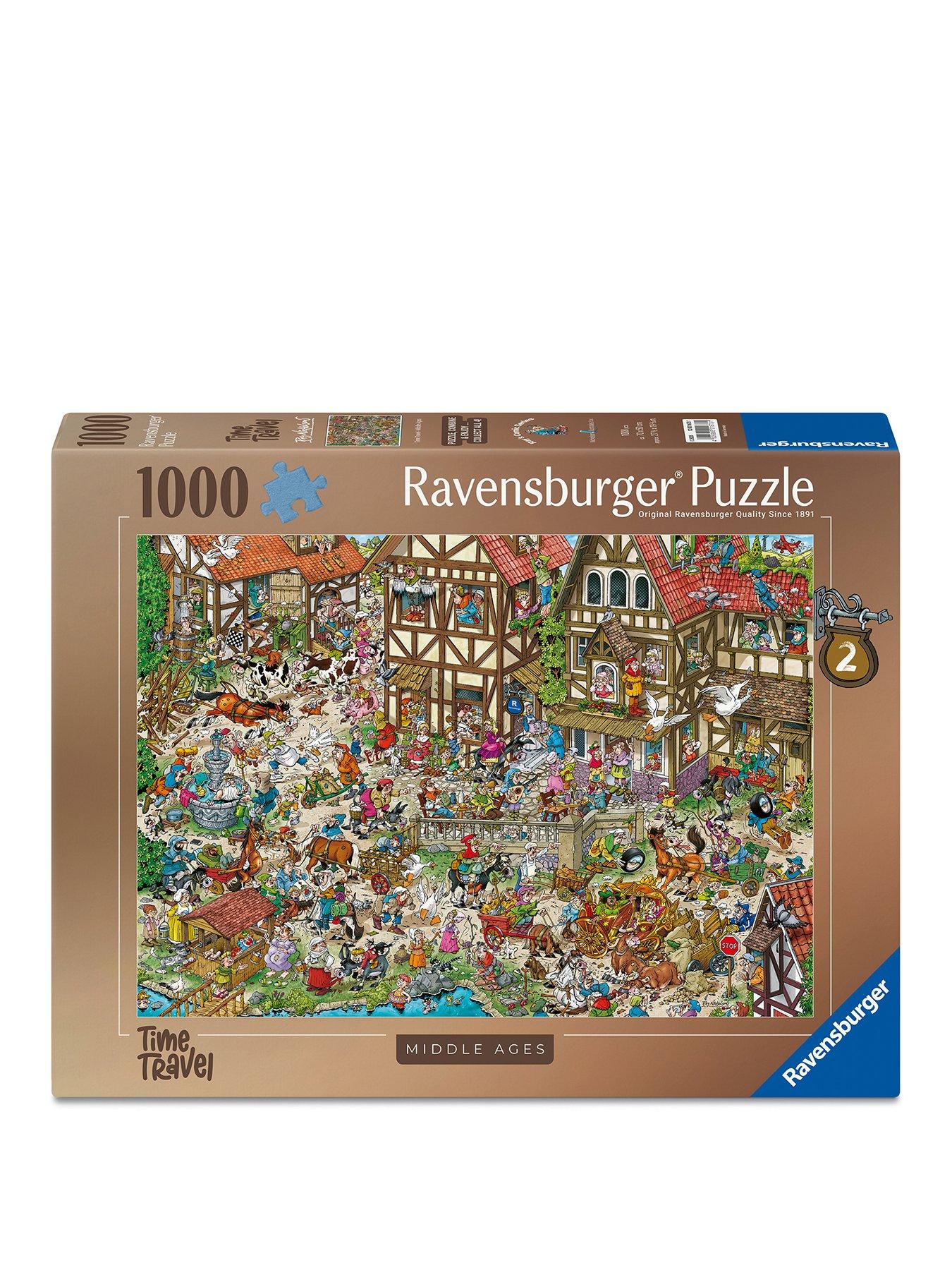 Image 1 of 7 of Ravensburger Ray's Comic Series - Time Travel No. 2 Middle Ages, 1000pc