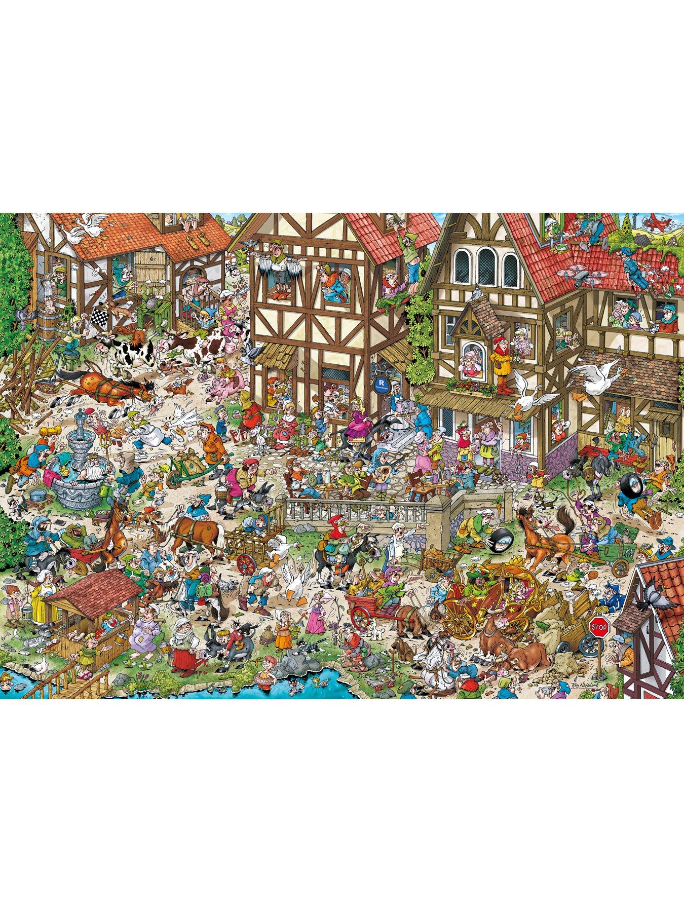 Image 2 of 7 of Ravensburger Ray's Comic Series - Time Travel No. 2 Middle Ages, 1000pc
