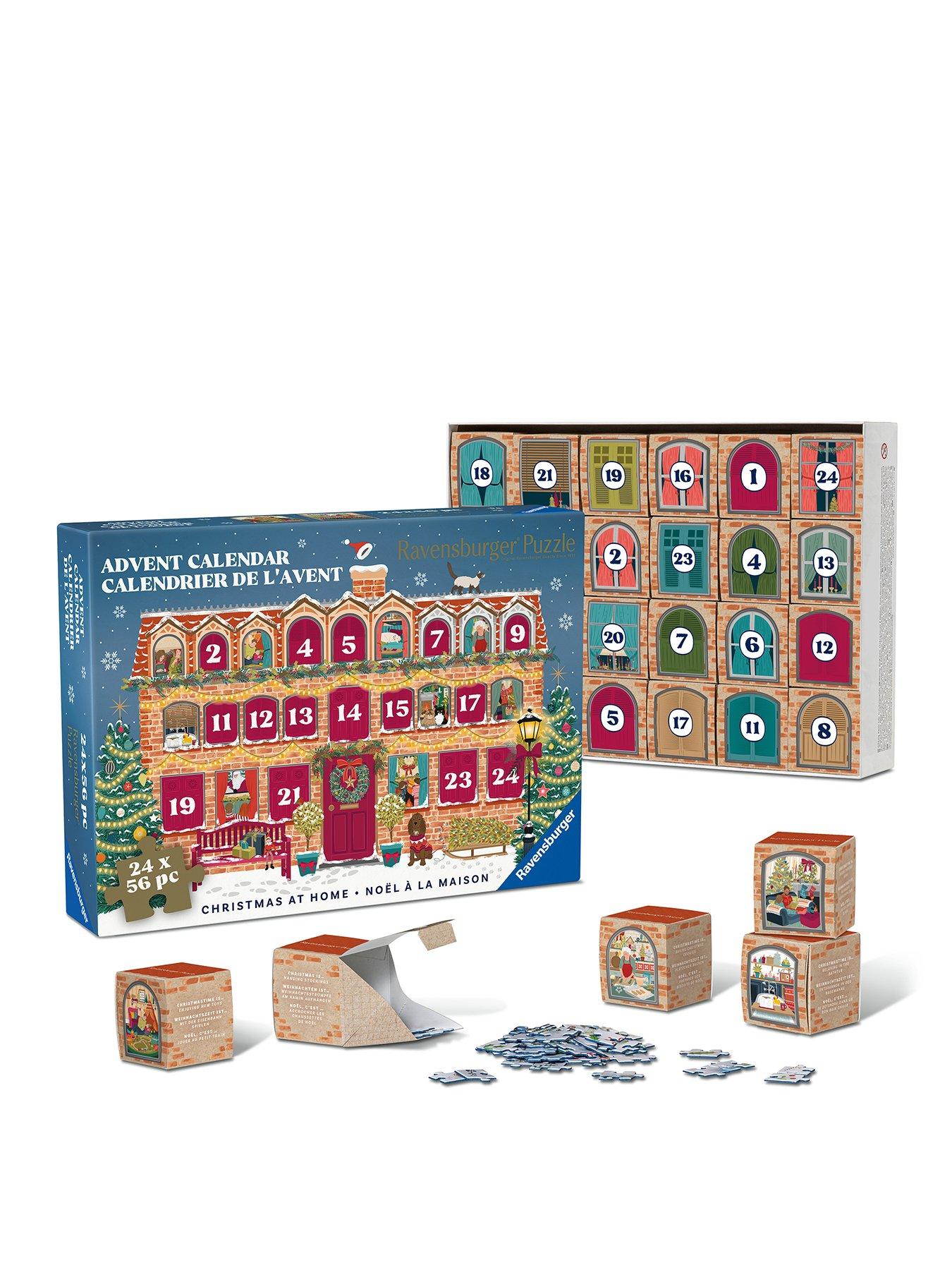 Image 1 of 3 of Ravensburger Christmas at Home 24 x 56pc Advent Calendar - 2026