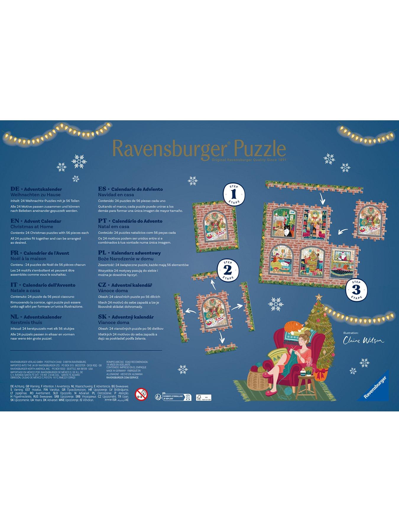 Image 3 of 3 of Ravensburger Christmas at Home 24 x 56pc Advent Calendar - 2026